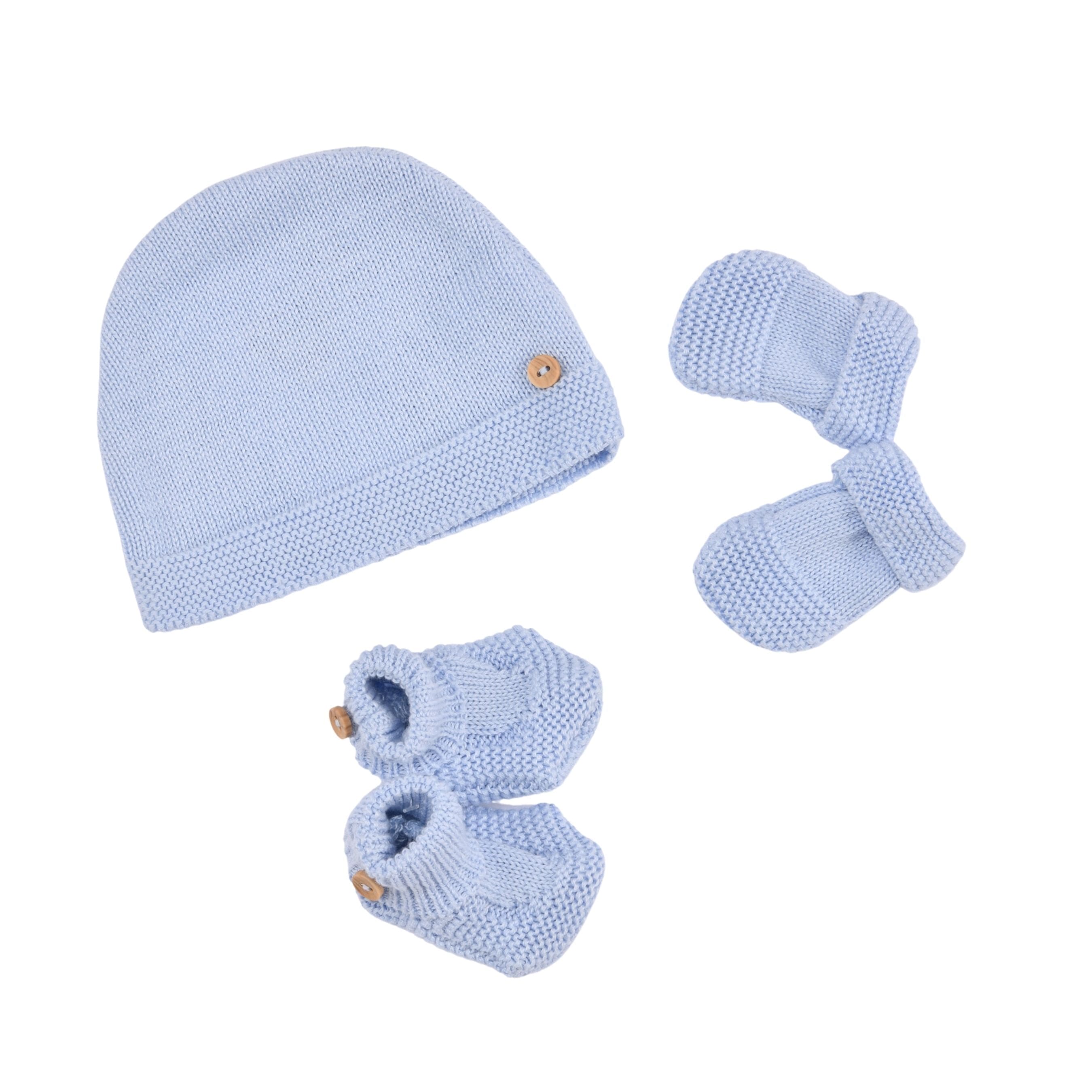 Petit Sweeny | Boys Blue Organic Cotton Gift Set (6)