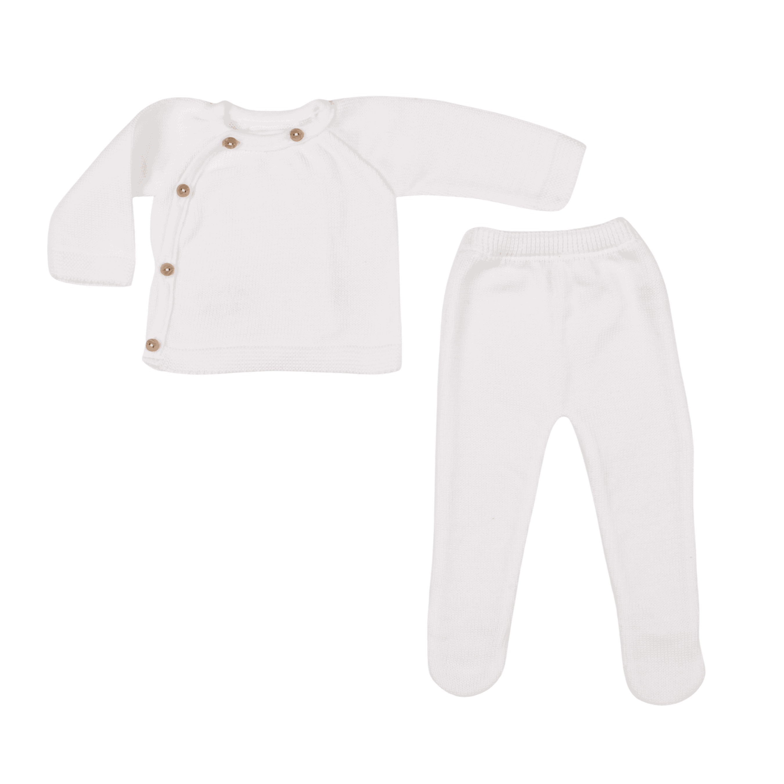 Petit Sweeny Gift Box | Baby White Organic Cotton Knit Set (6)