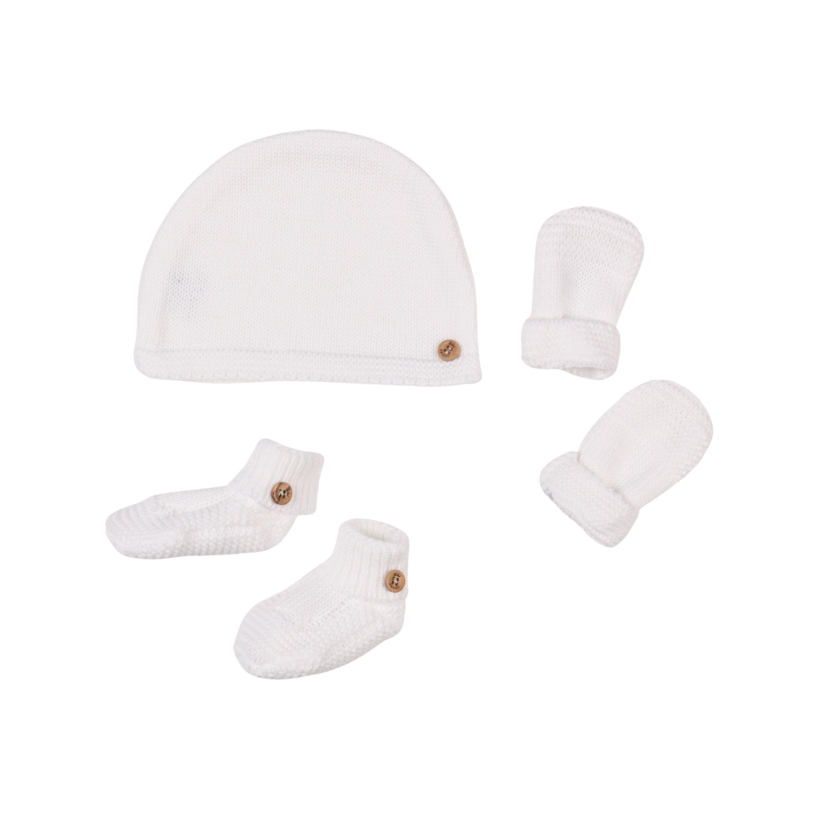 Petit Sweeny | Baby White Organic Cotton Gift Set (6)