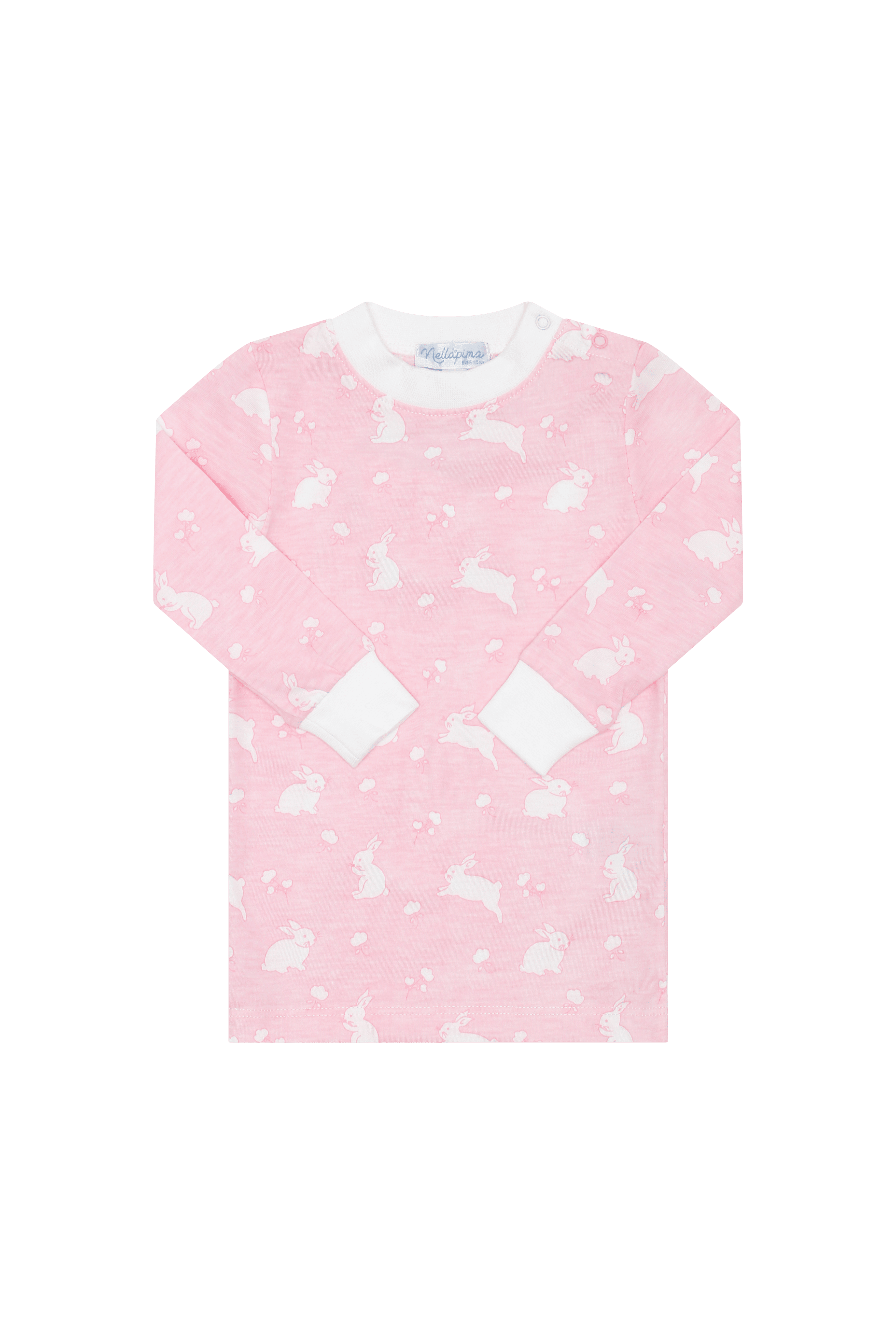 Pink Bunny Cotton Pajamas