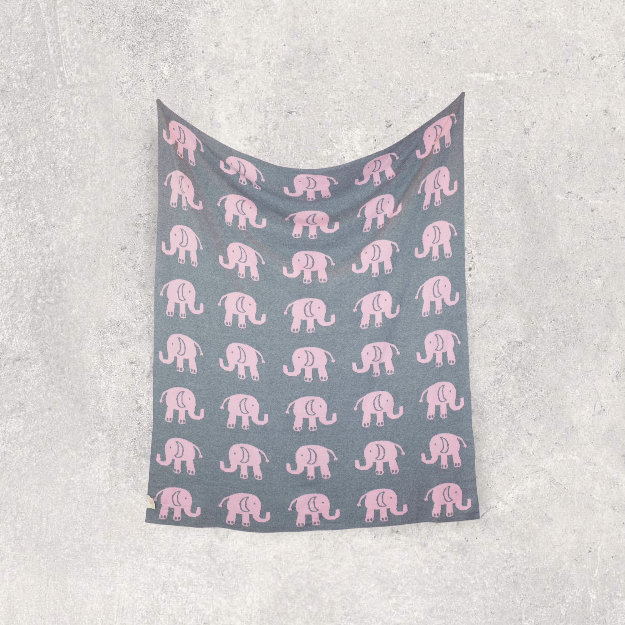 Elephant Love Pink/grey