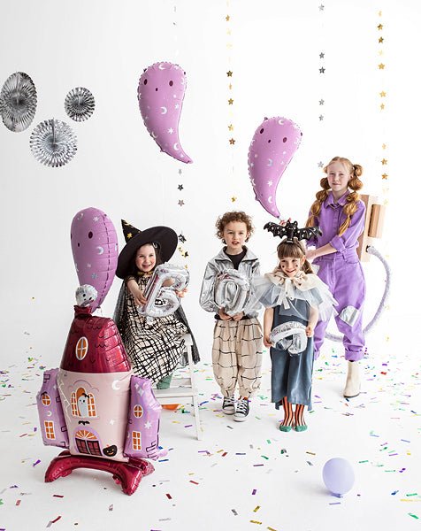 Pink Haunted House Balloon