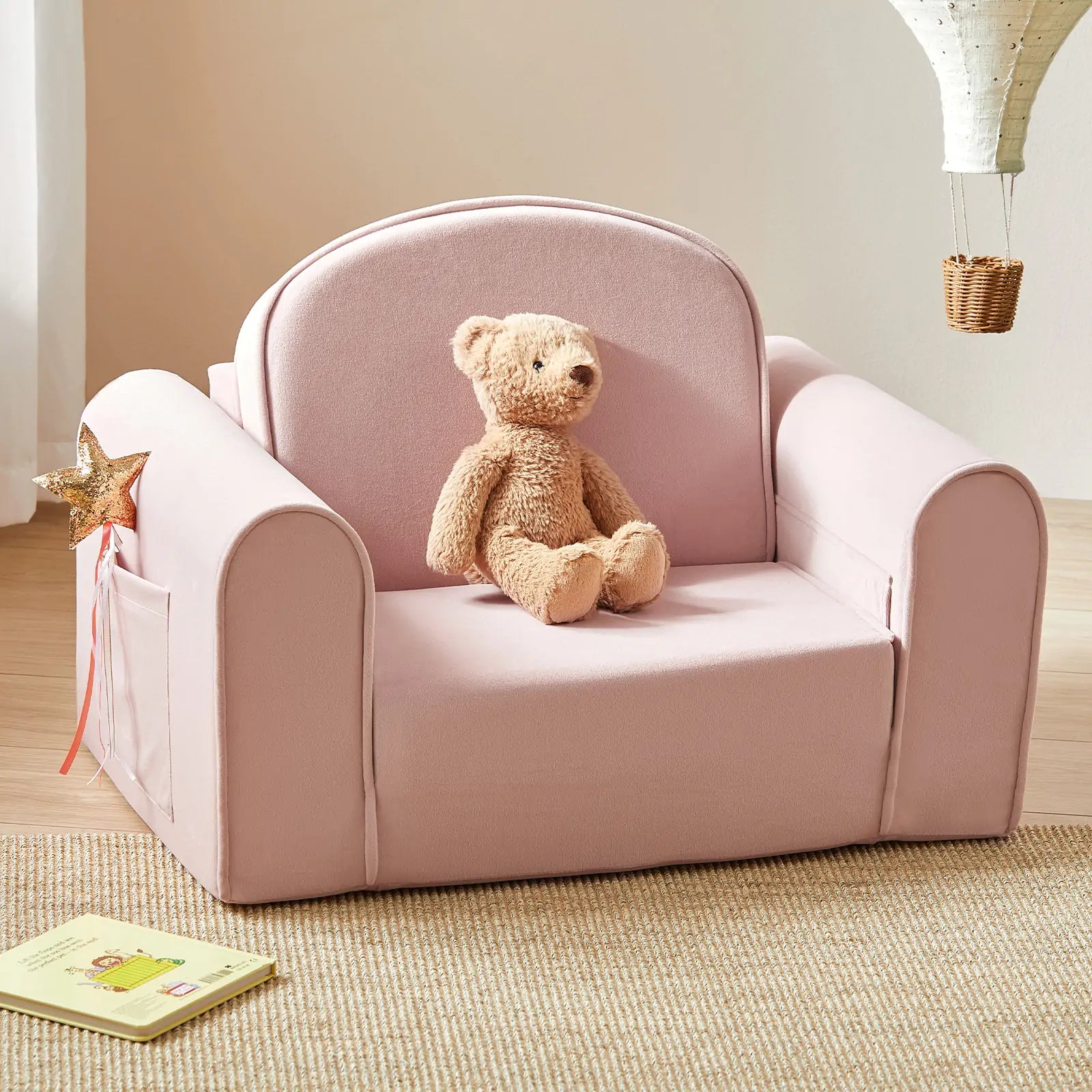 Tiny Land® Gentlesnug Kid Chair - Pink
