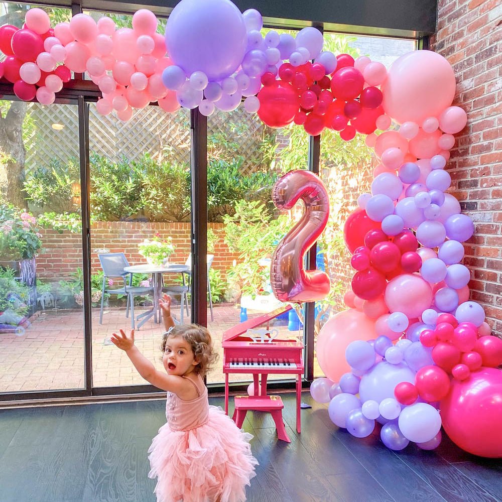 Pink & Purple Ombre Balloon Garland Kit