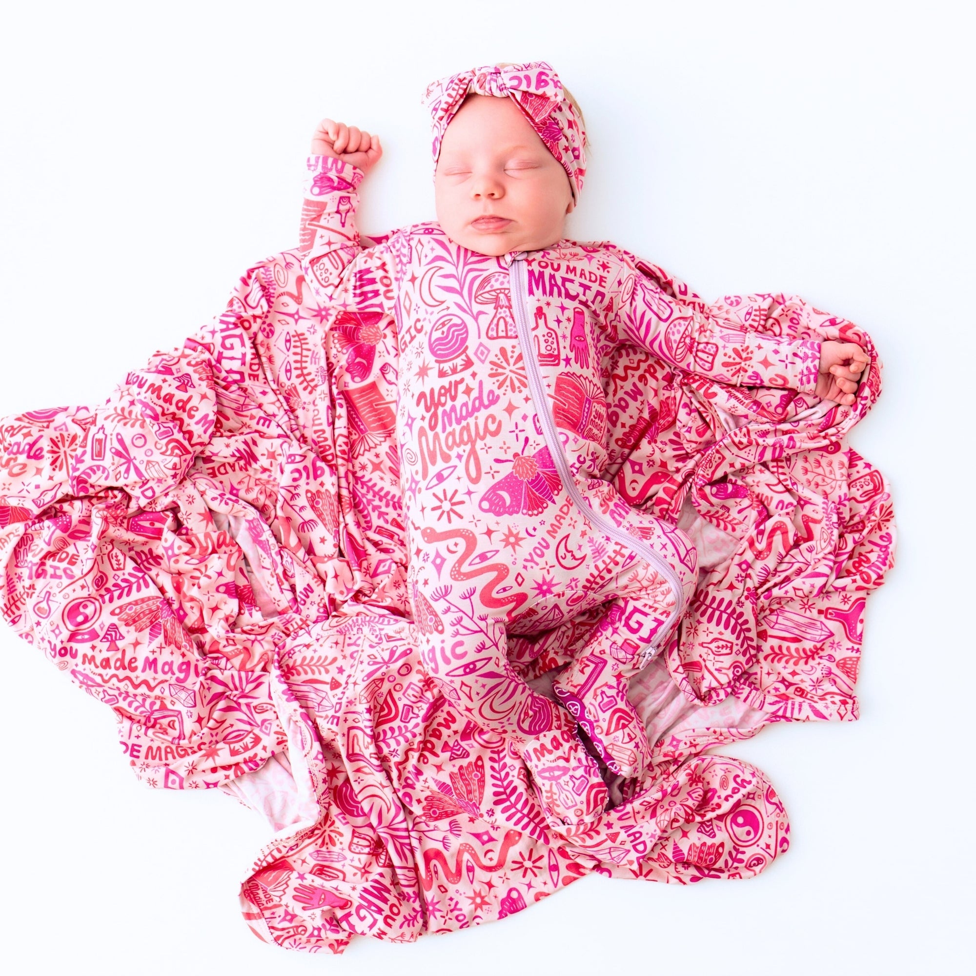 The Second-skin Footie | Mystic Mama (pink)