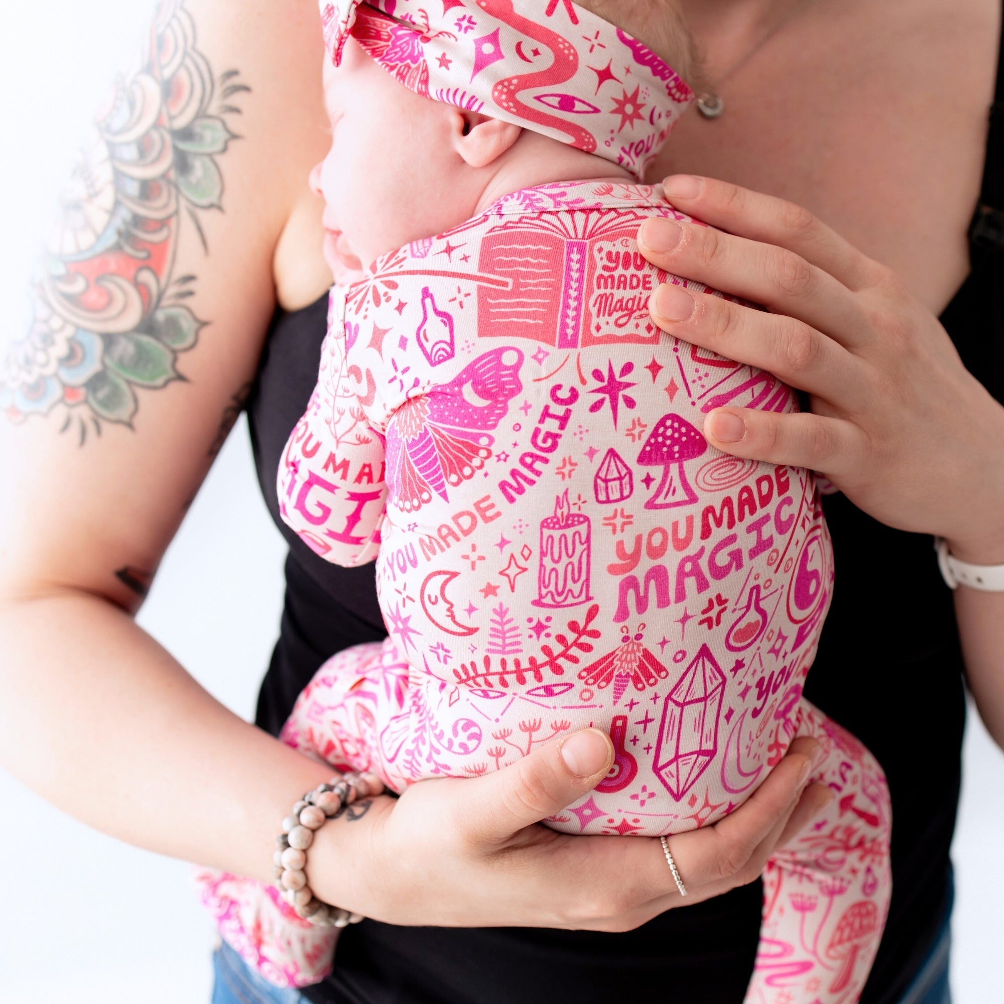 The Second-skin Footie | Mystic Mama (pink)