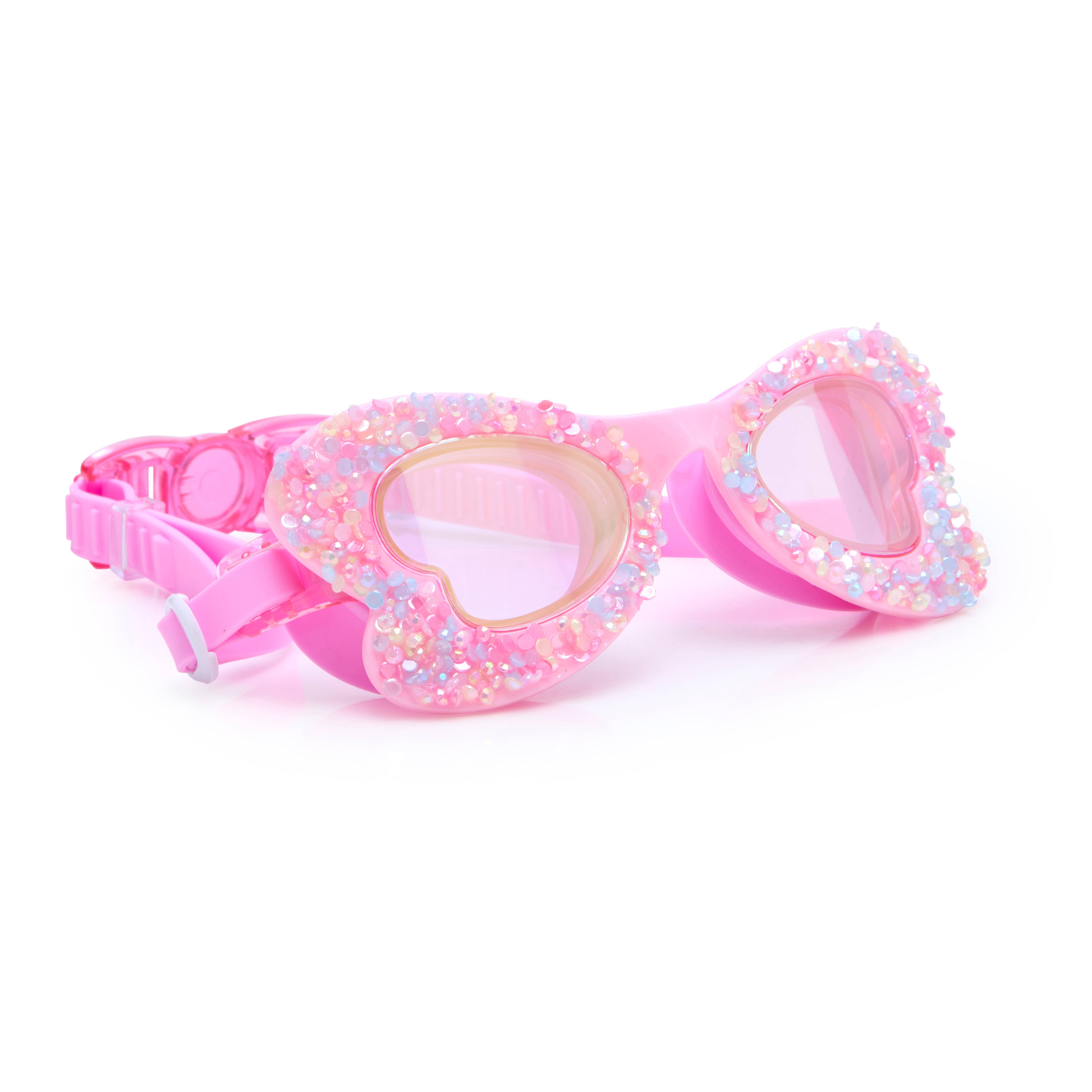Pink Butterfly Swim Goggle For Girls