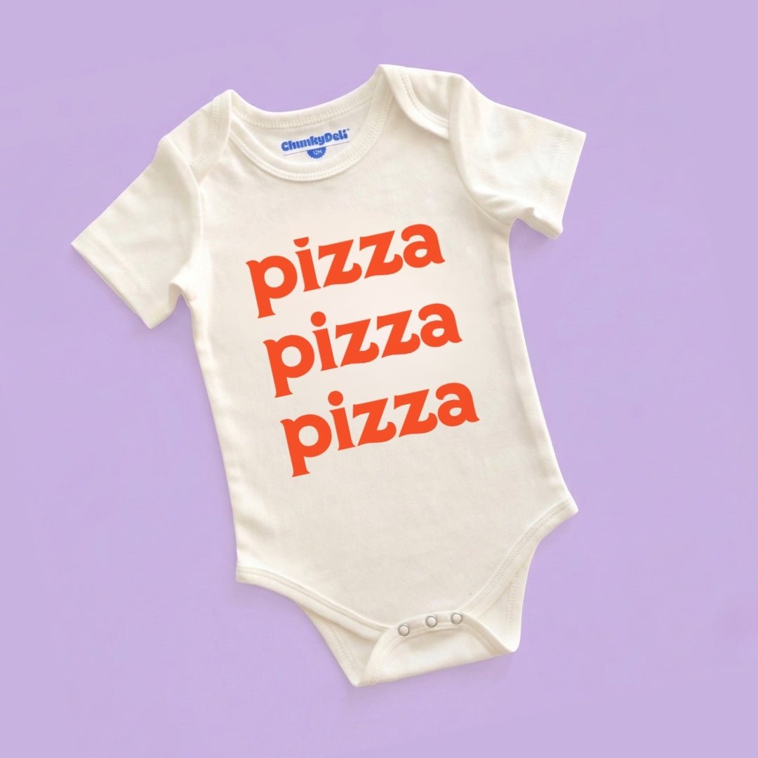 Pizza Pizza Pizza Baby Bodysuit