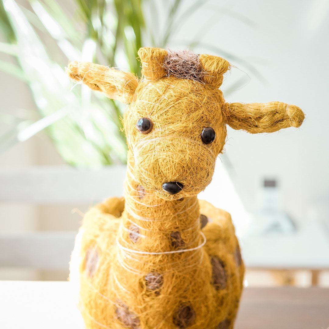 Giraffe Planter - Coco Coir Planter | Likhâ