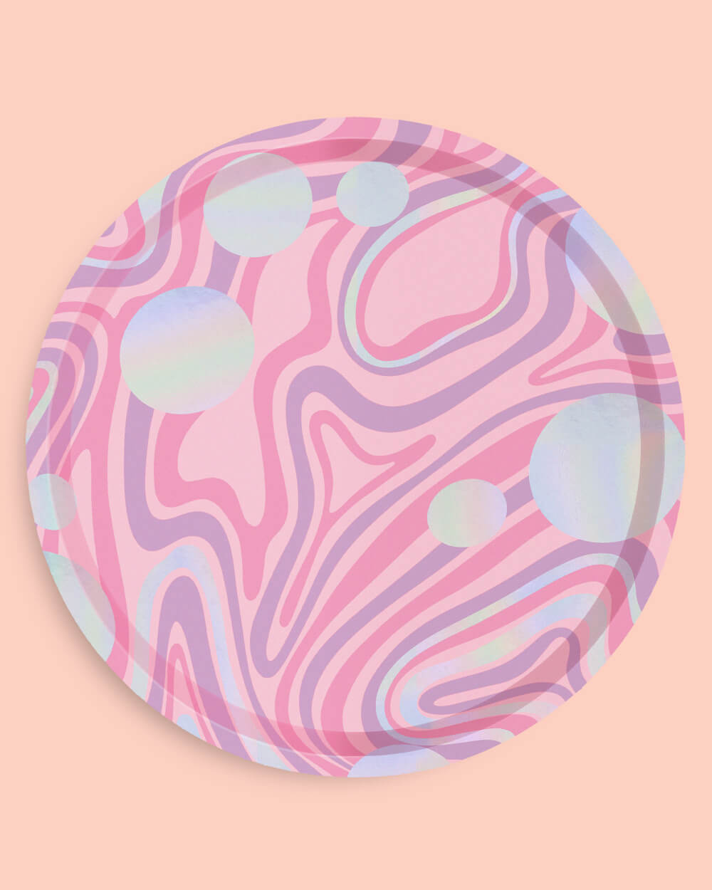 Space Girl Plates - 25 Foil Paper Plates