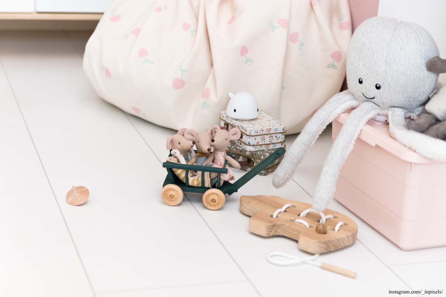 Cherry Love Toy Storage Bag