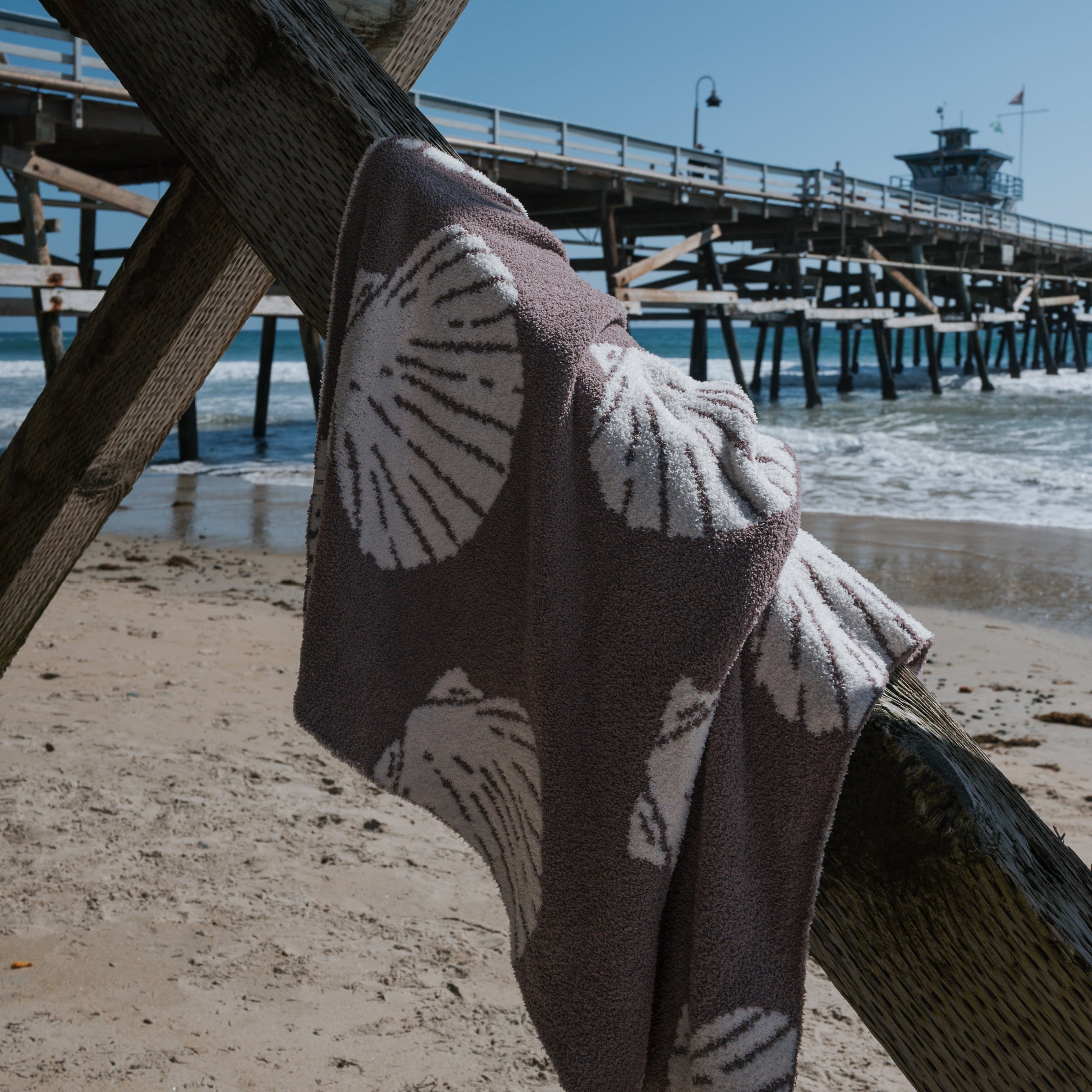 Plush Blanket | Seashells
