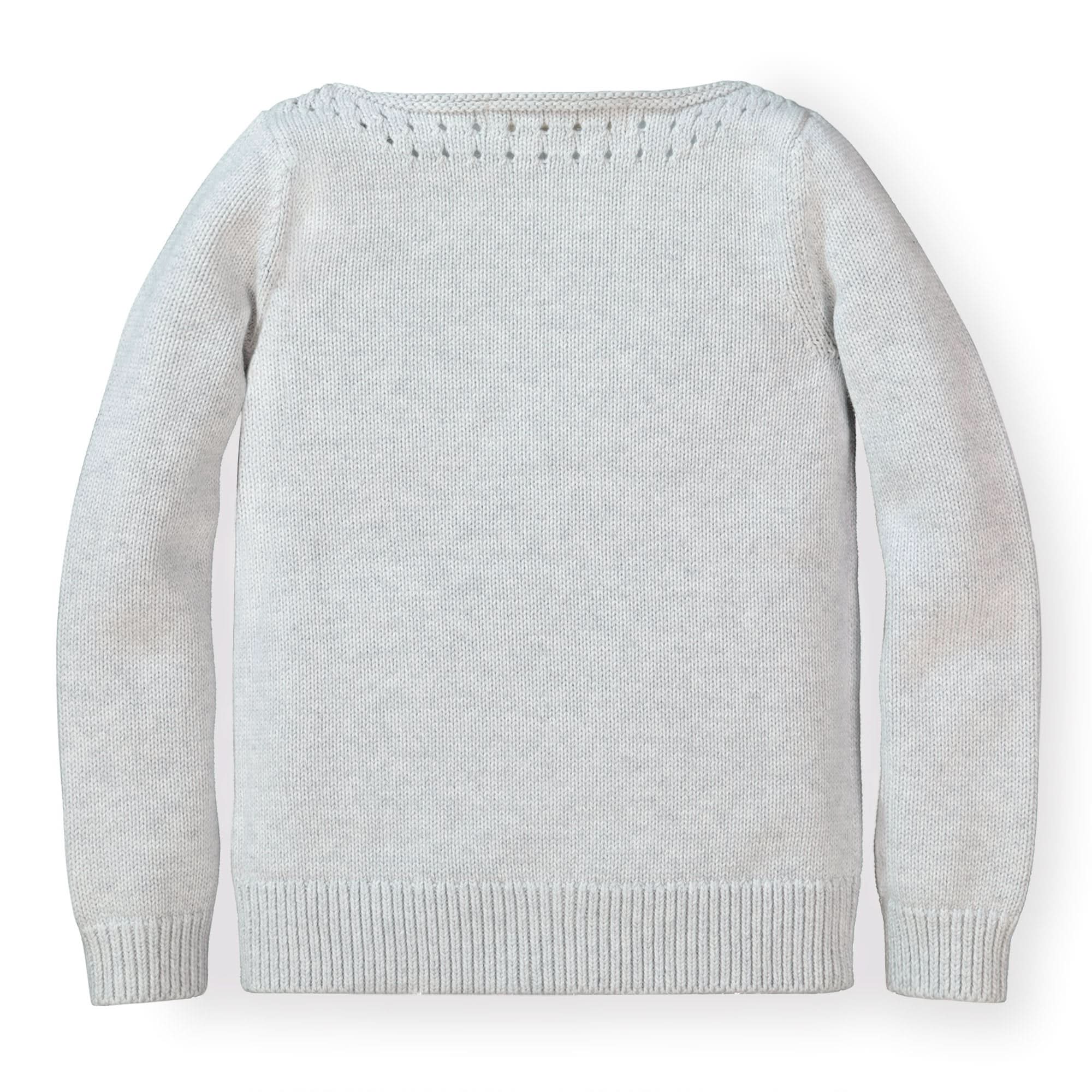 Pointelle Detail Organic Sweater - Baby