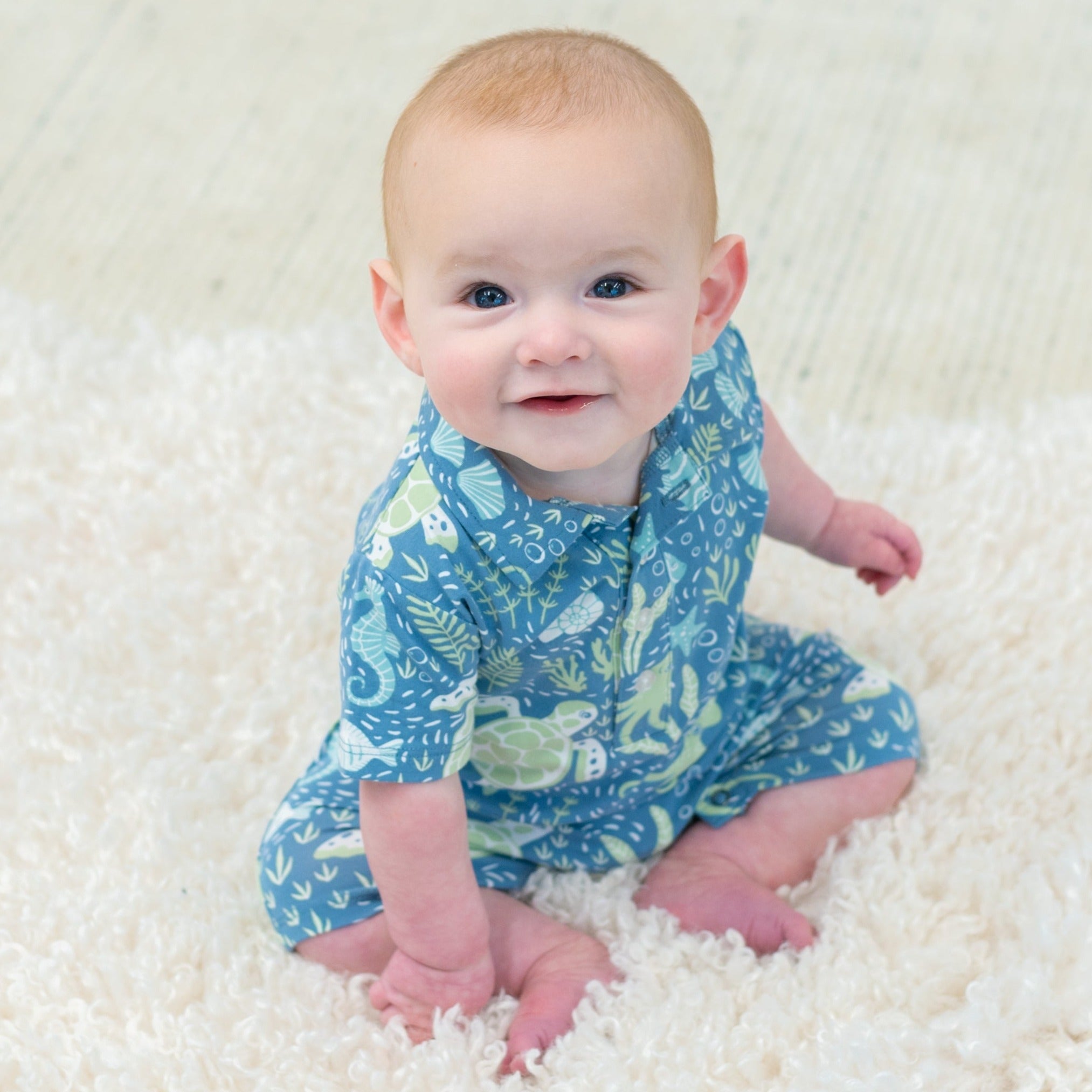 Polo Romper - Under The Sea