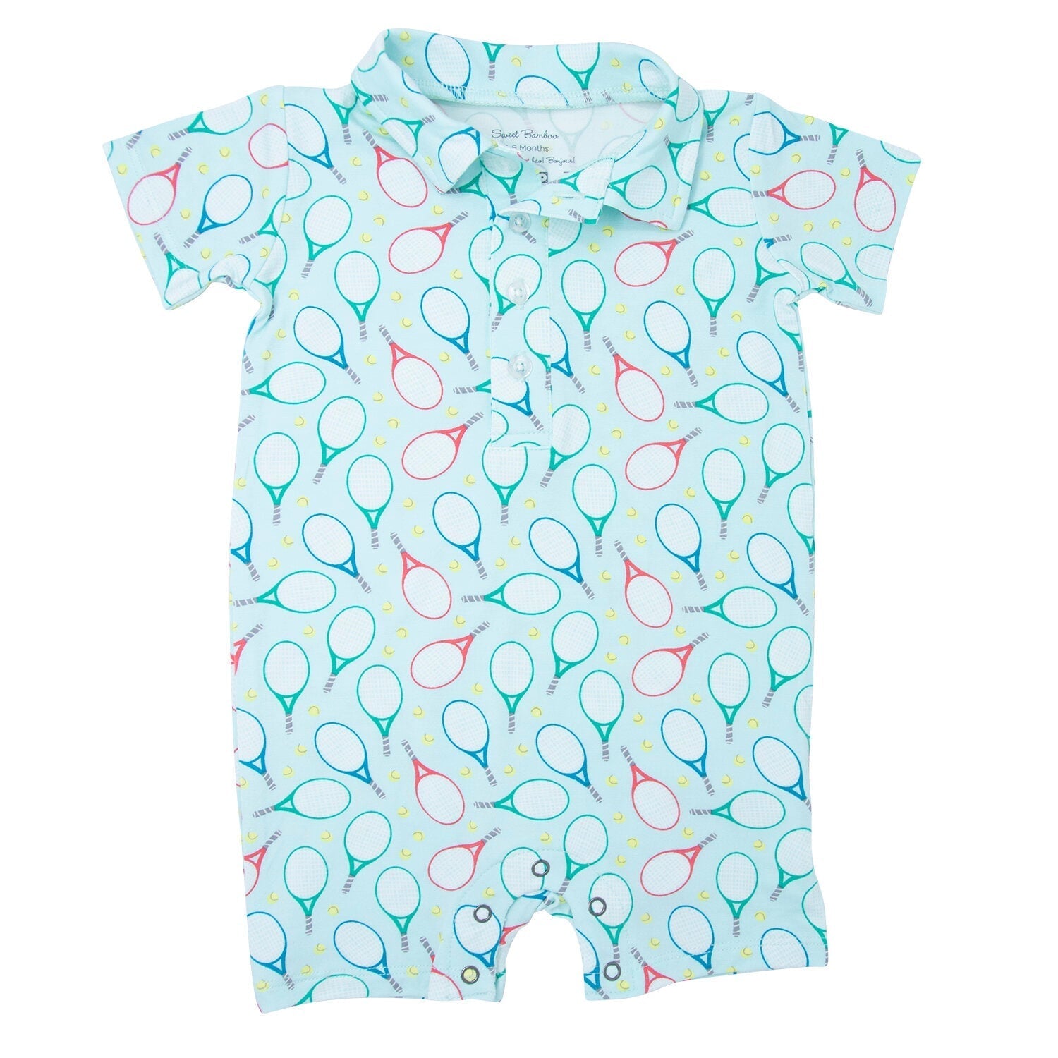 Polo Romper - Tennis