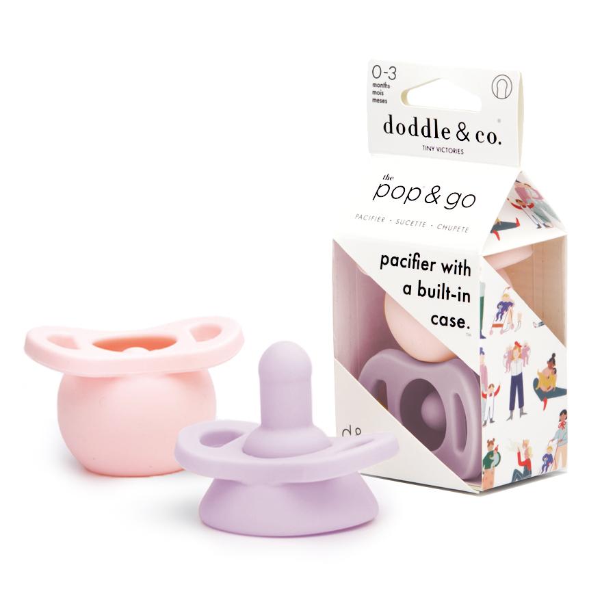 Pop & Go Pacifiers - Blush/smash Cake