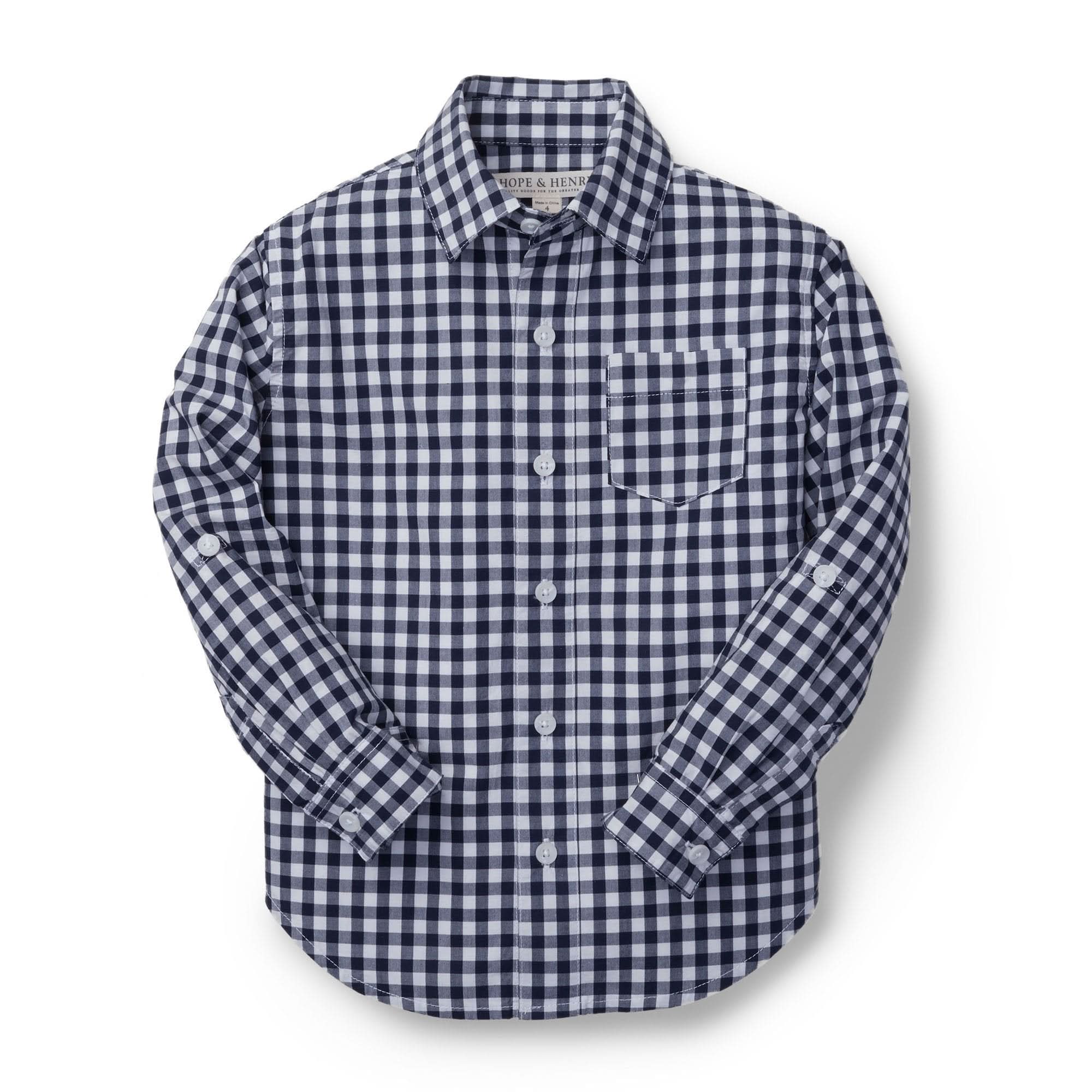 Organic Poplin Button Down Shirt