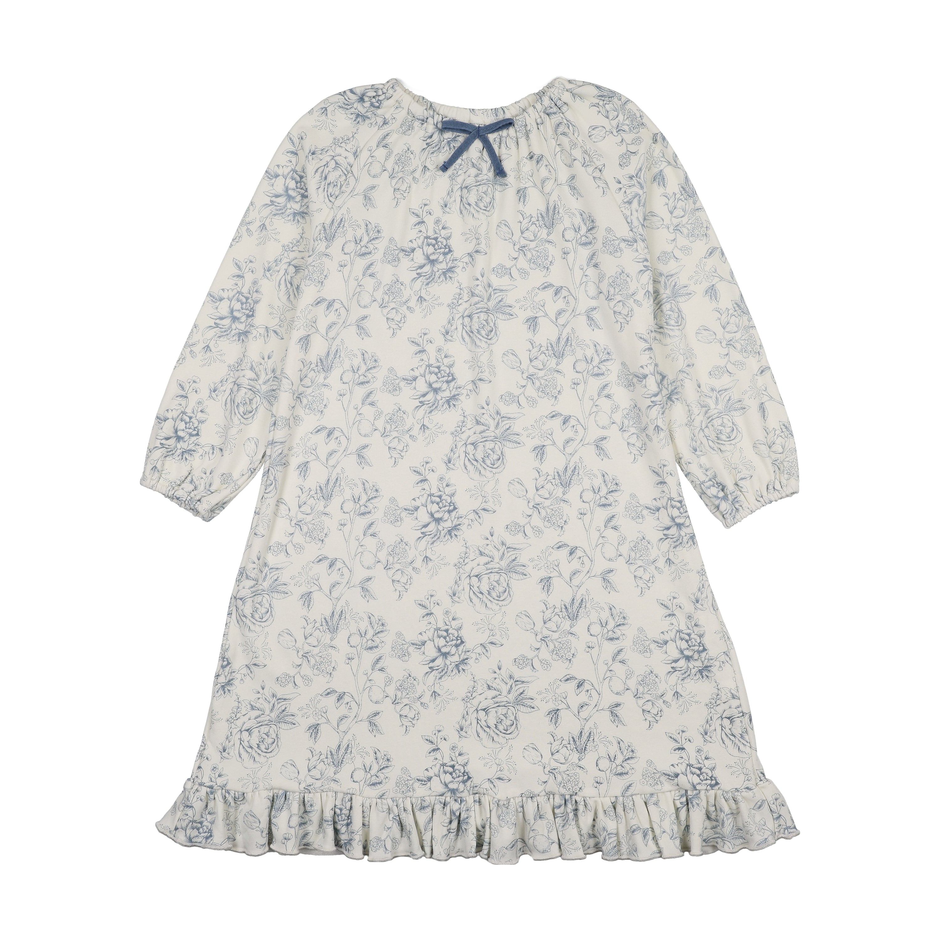 Toile Nightgown- Blue