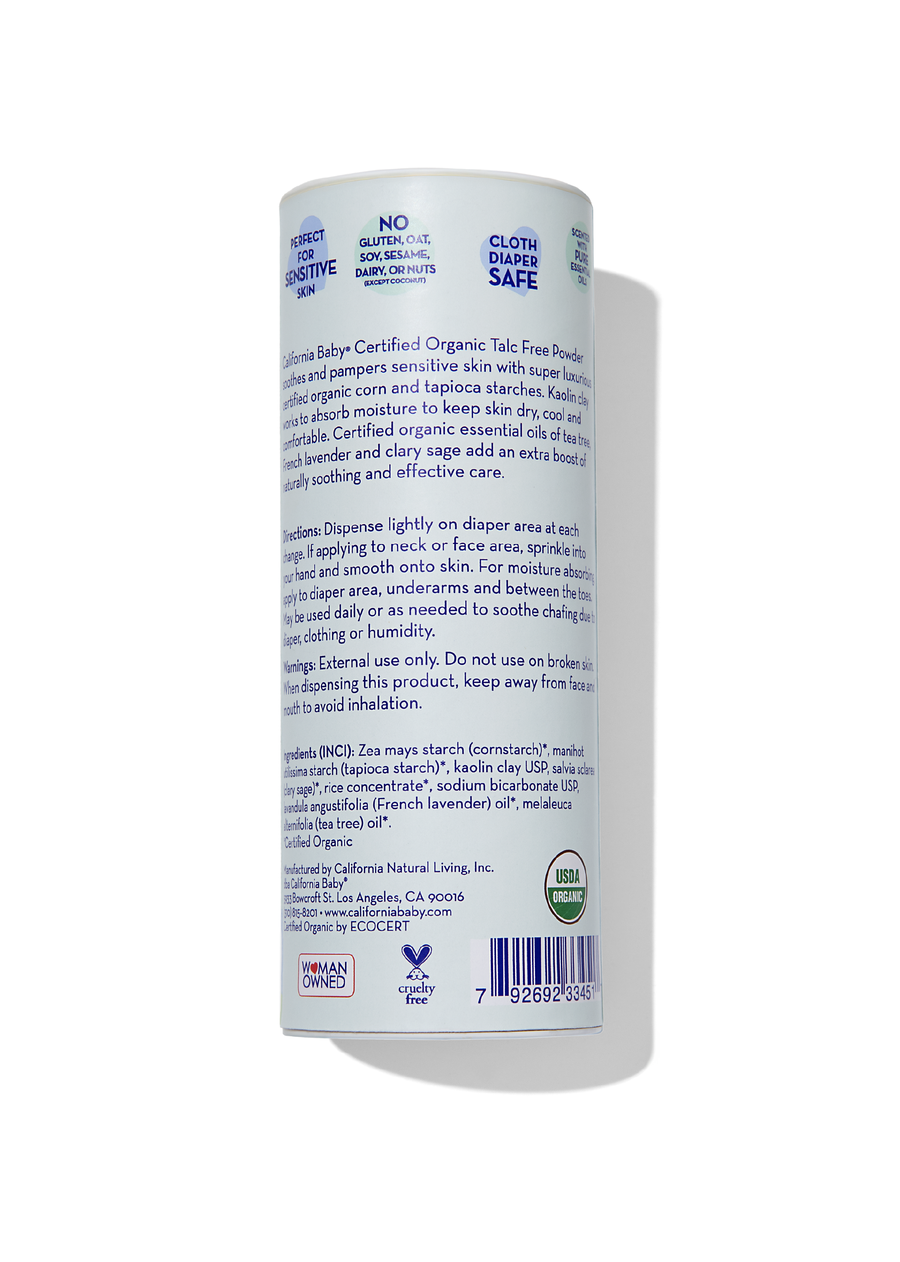 Calming™ Organic (talc-free) Powder