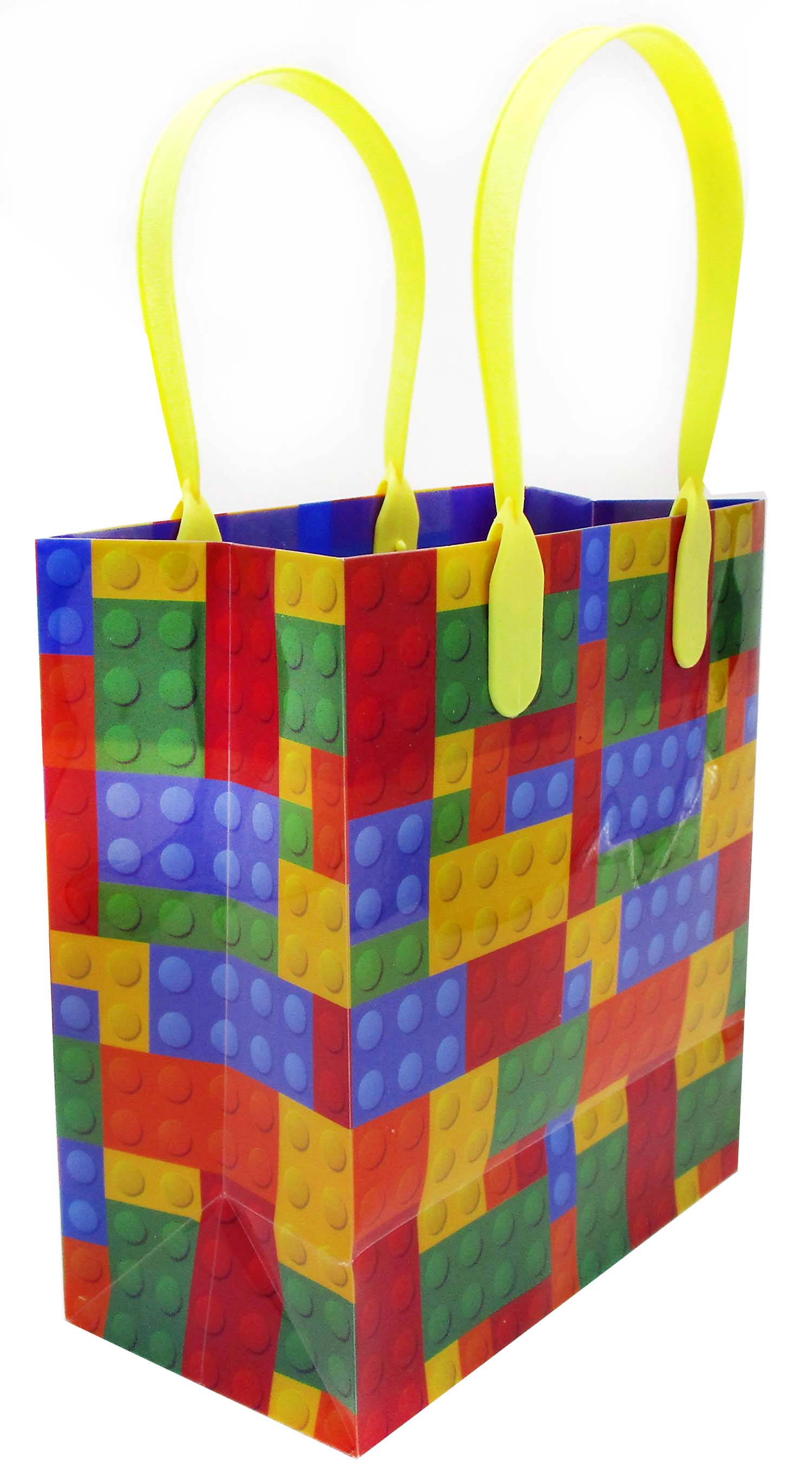 Building Blocks Brick Party Favor Bags Treat - Set Of 6 Or 12