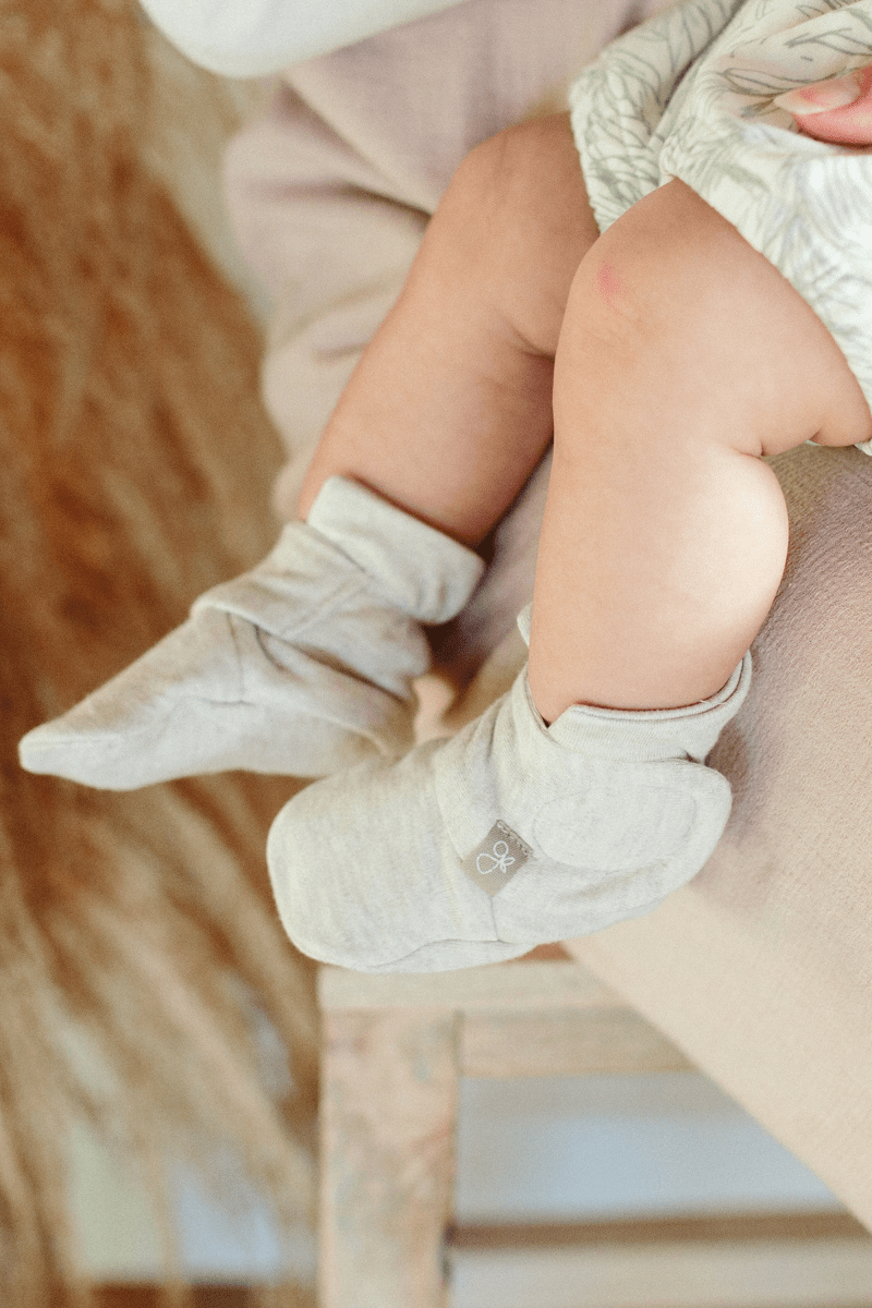 Preemie Stay On Boots | Storm Gray