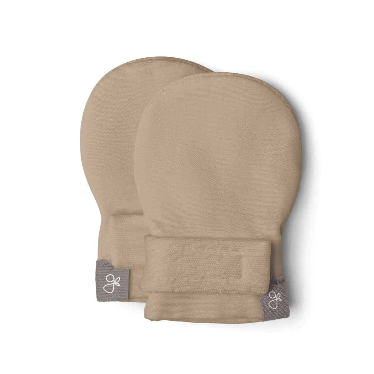 Preemie Stay On Mitts | Sandstone