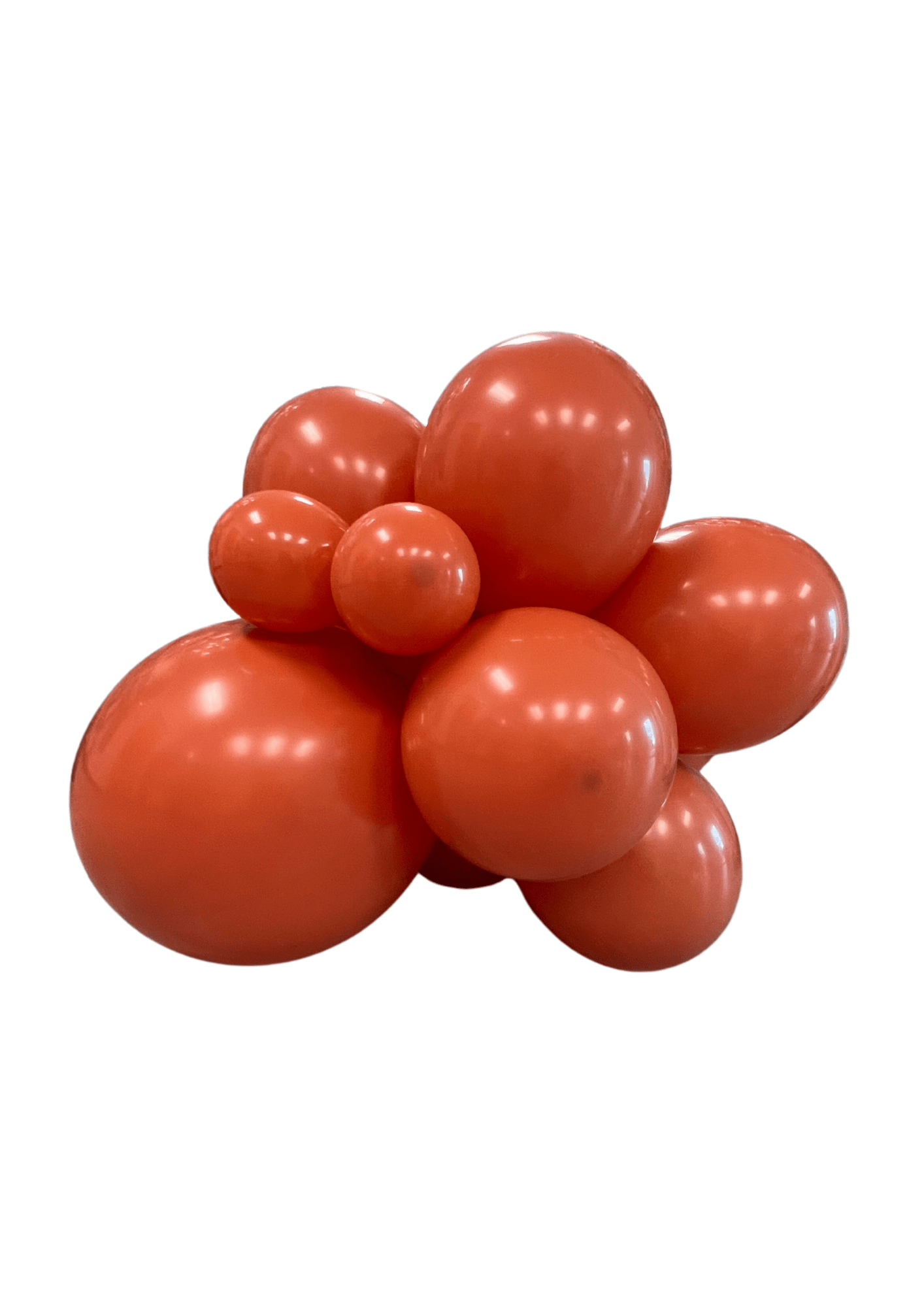 Premium Burnt Orange Terracotta Latex Balloon Cluster (5", 11” And 17”)