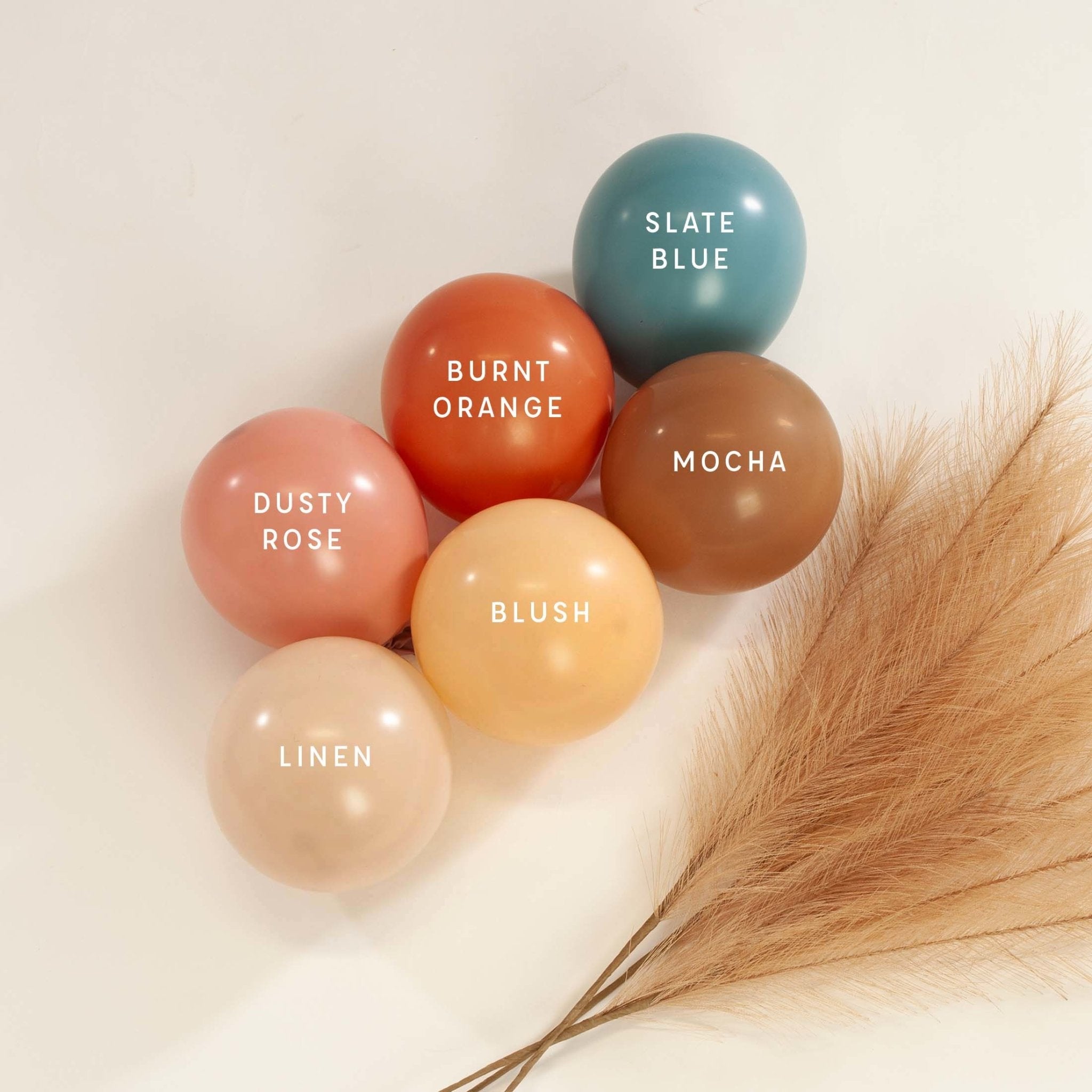 Premium Dusty Rose Latex Balloon Packs (5", 11”, 16”, 24" And 36”)