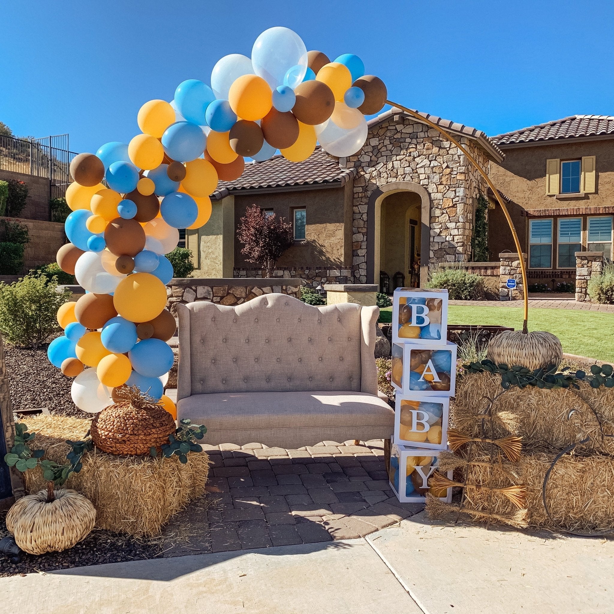 Premium Golden Latex Balloon Packs (5", 11”, And 16”)