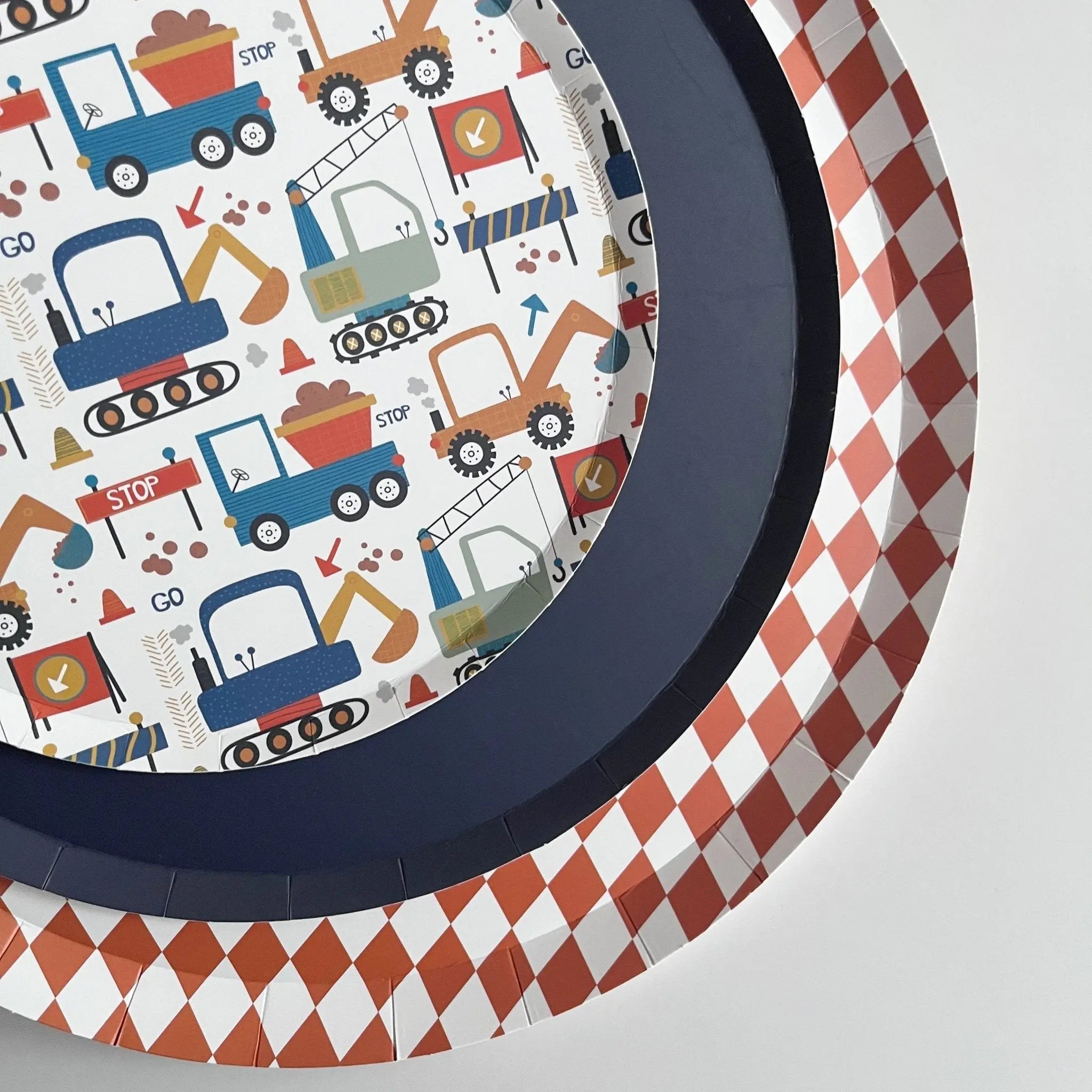 Orange Bavarian Check Plate, Xl