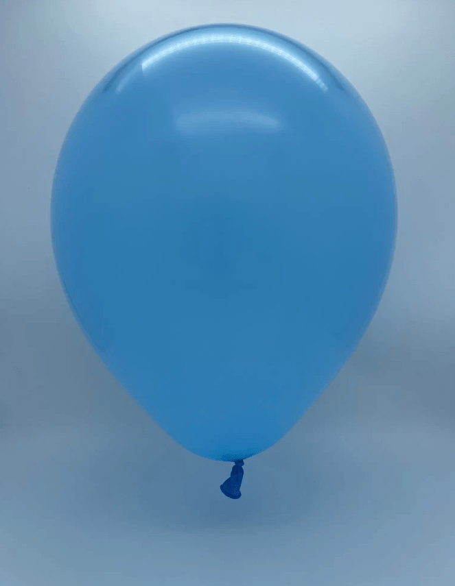 Premium Sky-blue Latex Balloon Cluster (5", 11” And 17”)