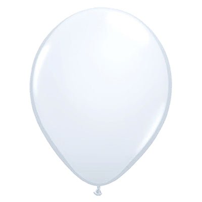 Premium White Latex Balloon Cluster (5", 11” And 17”)