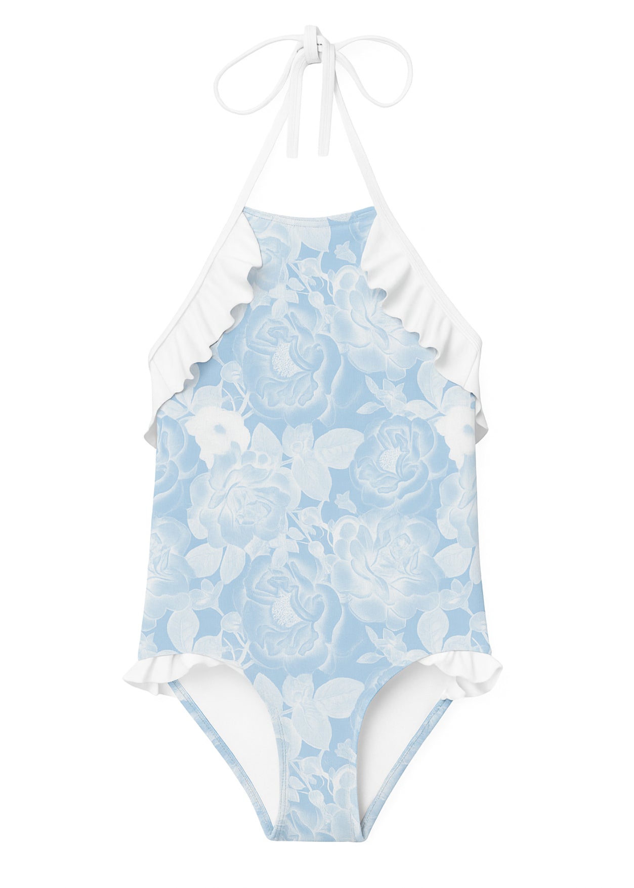 Rose Ruffle Swimsuit