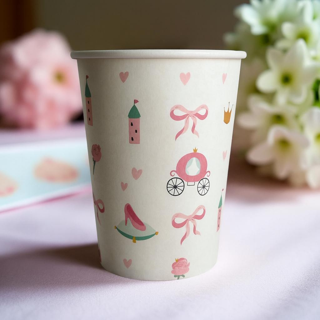 Princess Paper Cups 9oz (8 Pack)