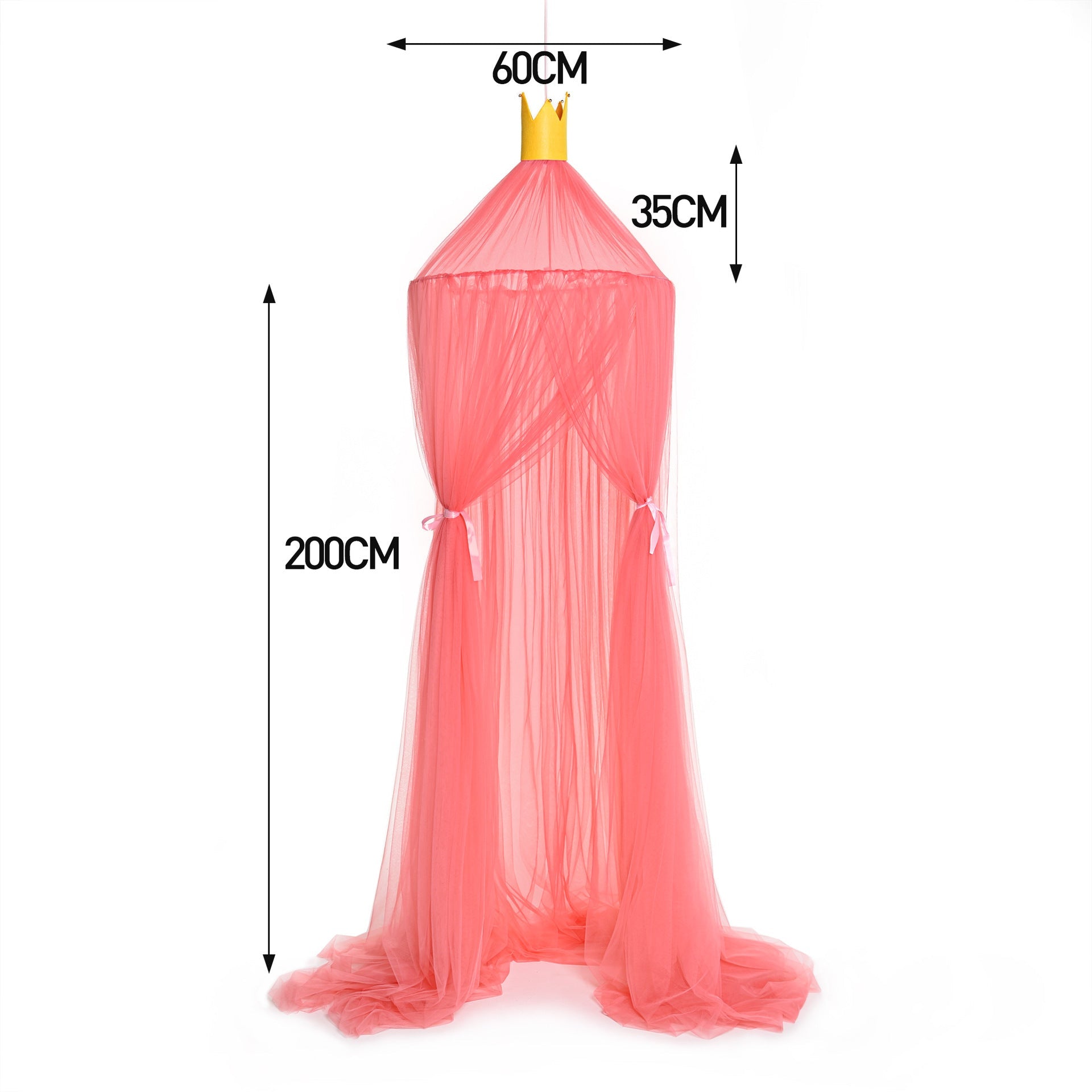 Children’s Room Round Top Baby Crib Mosquito Net, Trendy Summer Palace-style Bed Canopy, Installation-free Baby Mosquito Protection Cover