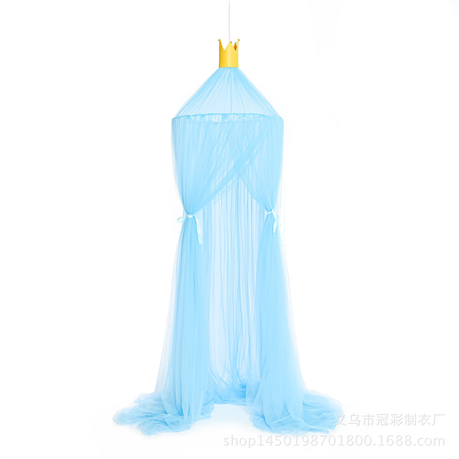 Children’s Room Round Top Baby Crib Mosquito Net, Trendy Summer Palace-style Bed Canopy, Installation-free Baby Mosquito Protection Cover