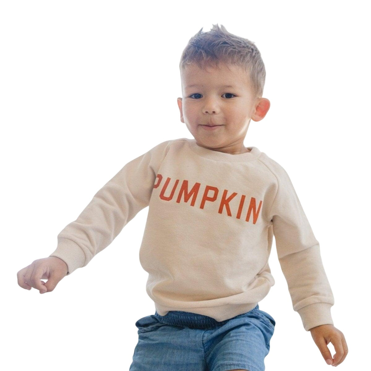 Pumpkin Organic Cotton Crewneck Sweatshirt