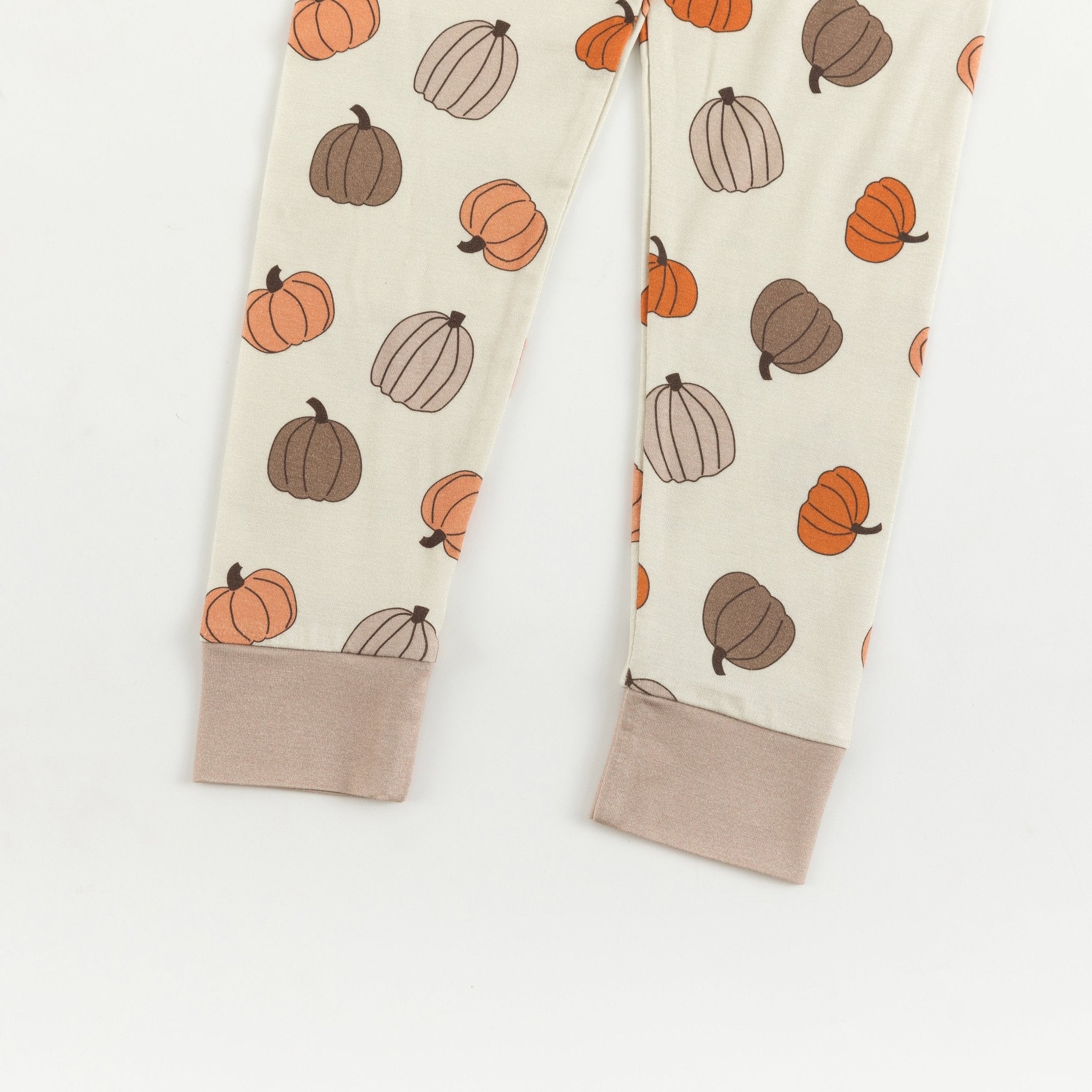 Pumpkins Beige (long Sleeve Pj)