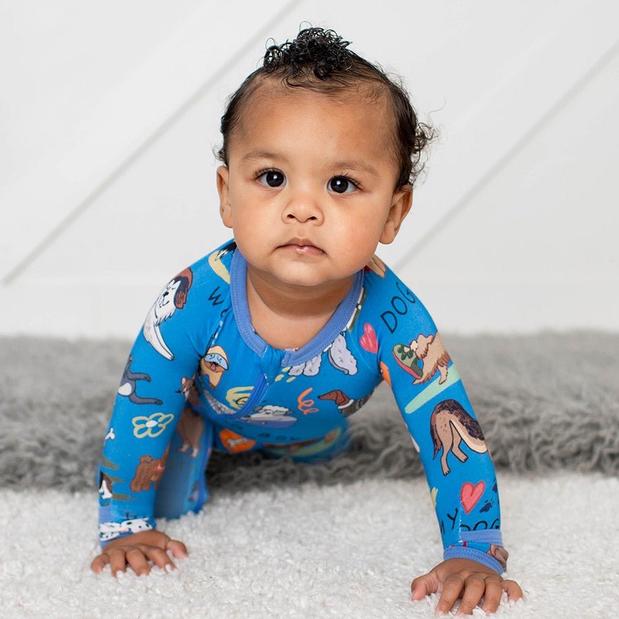 Puppy Pals Blue Footie