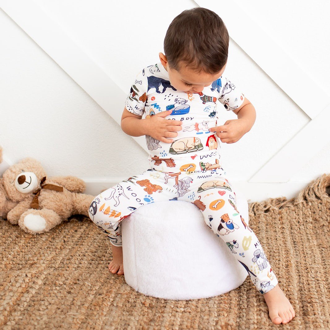 Puppy Pals White Pajama