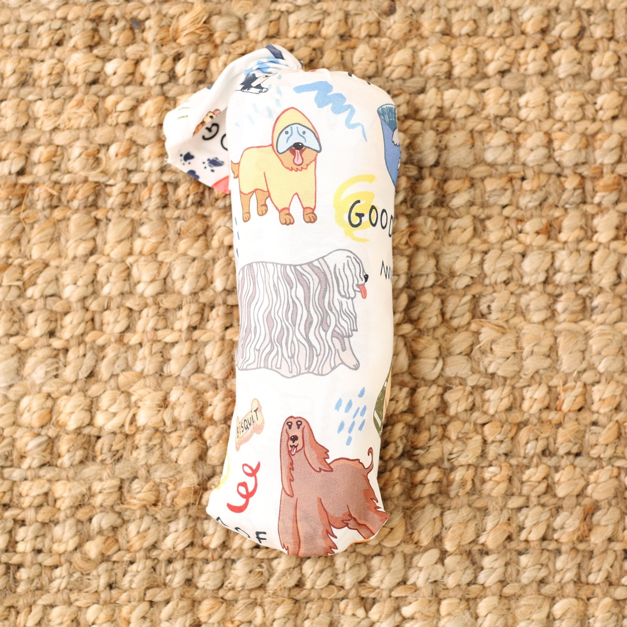 Puppy Pals White Swaddle