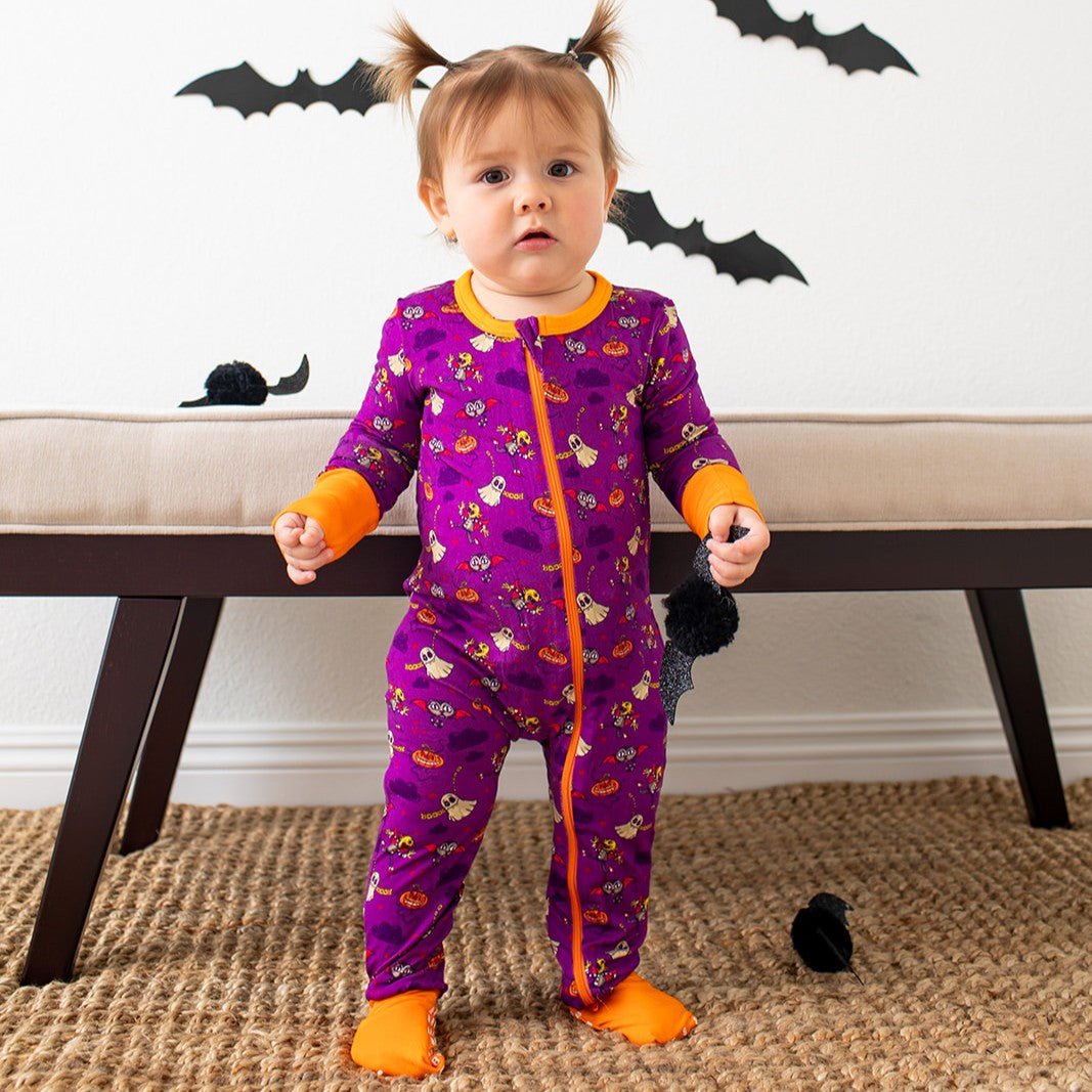 Purple Boo Crew Convertible Coverall