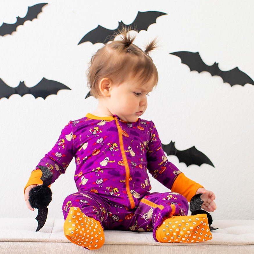 Purple Boo Crew Convertible Coverall