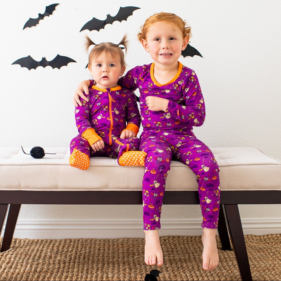 Purple Boo Crew Pjs