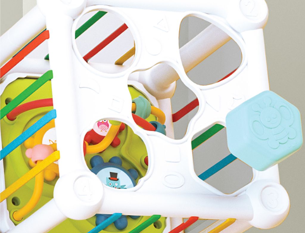 Motor Skills Box Busy Activity Center