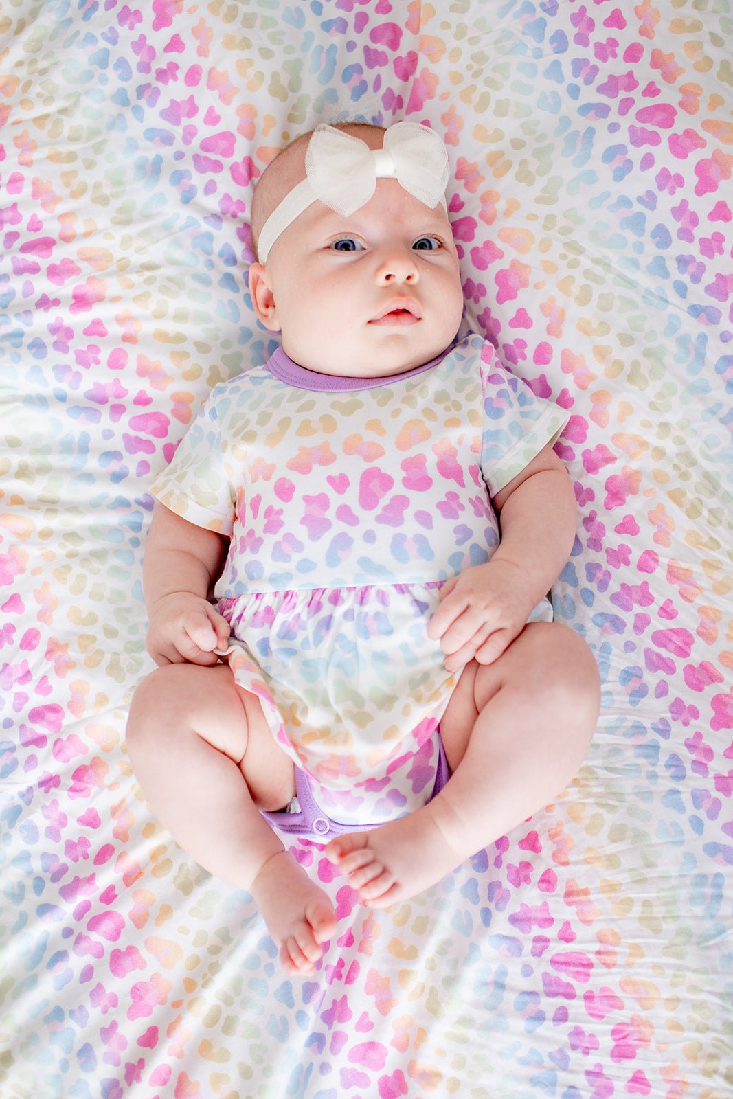 Rainbow Leopard Bodysuit Dress