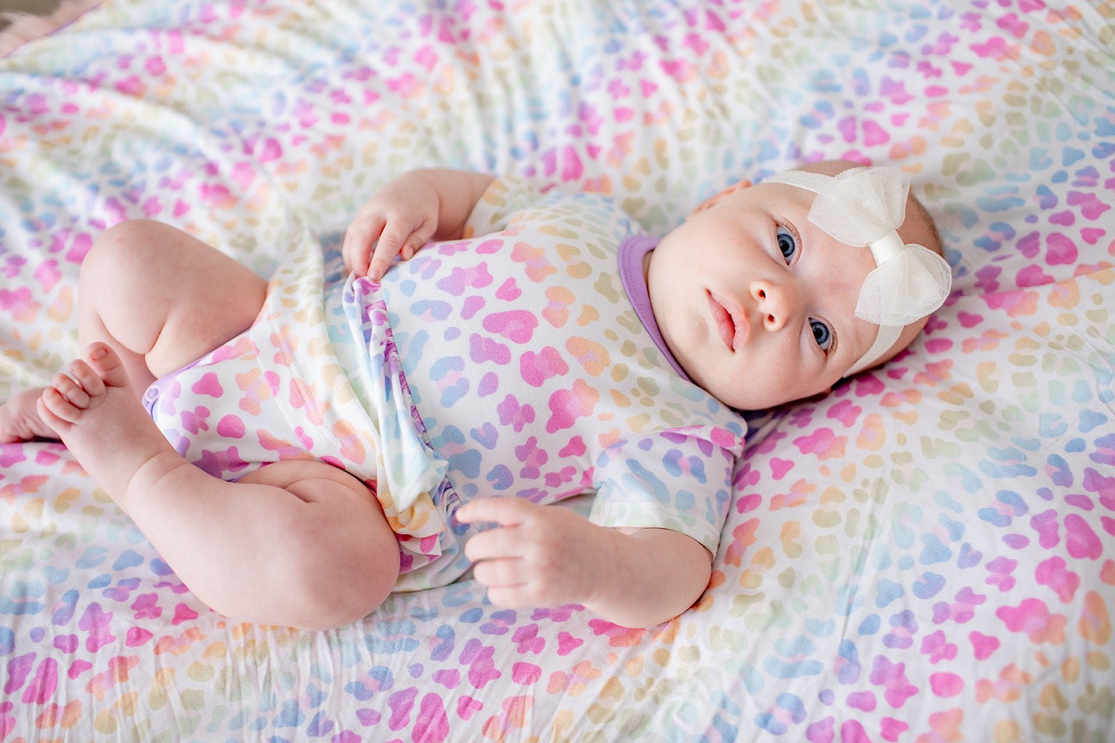 Rainbow Leopard Bodysuit Dress