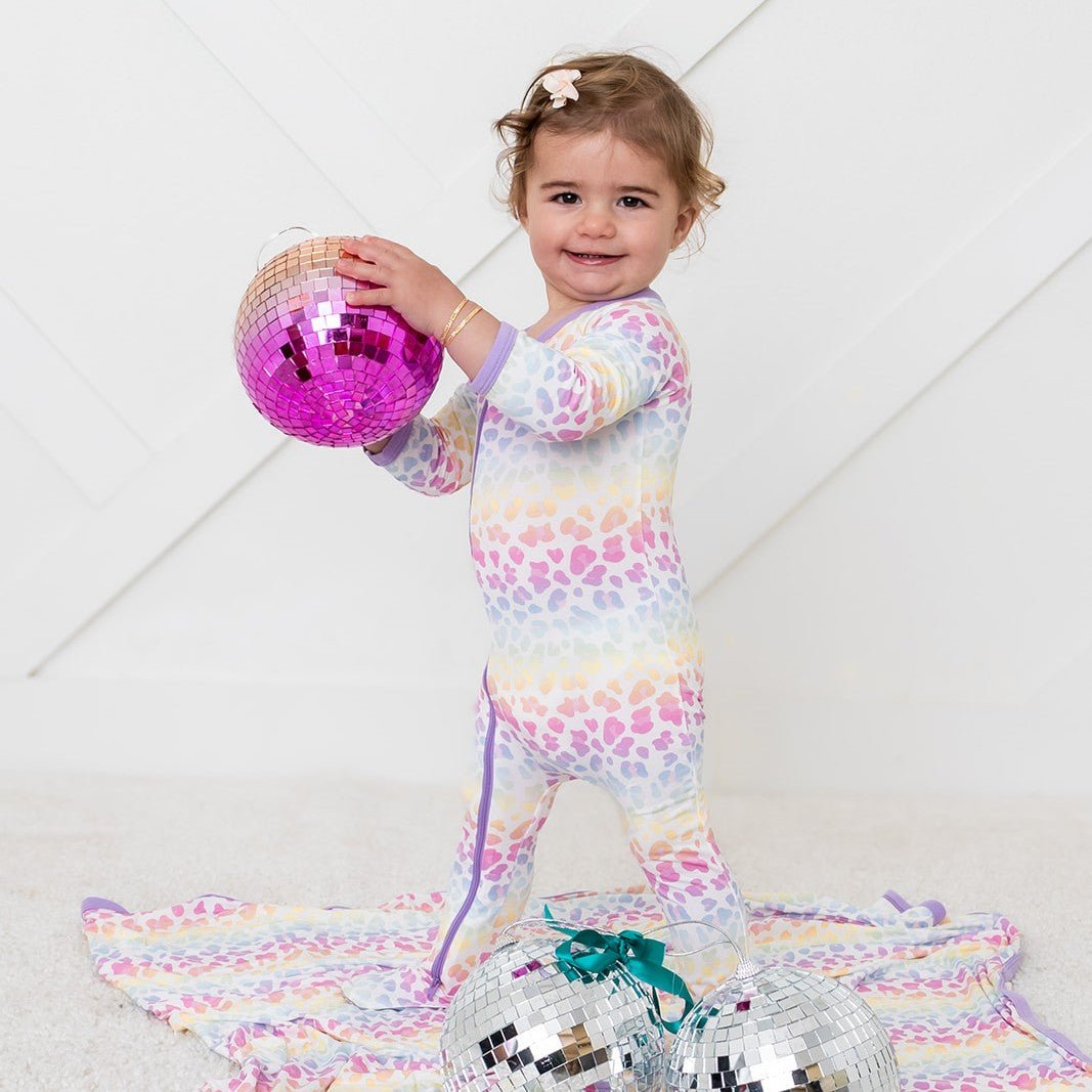 Rainbow Leopard Footie