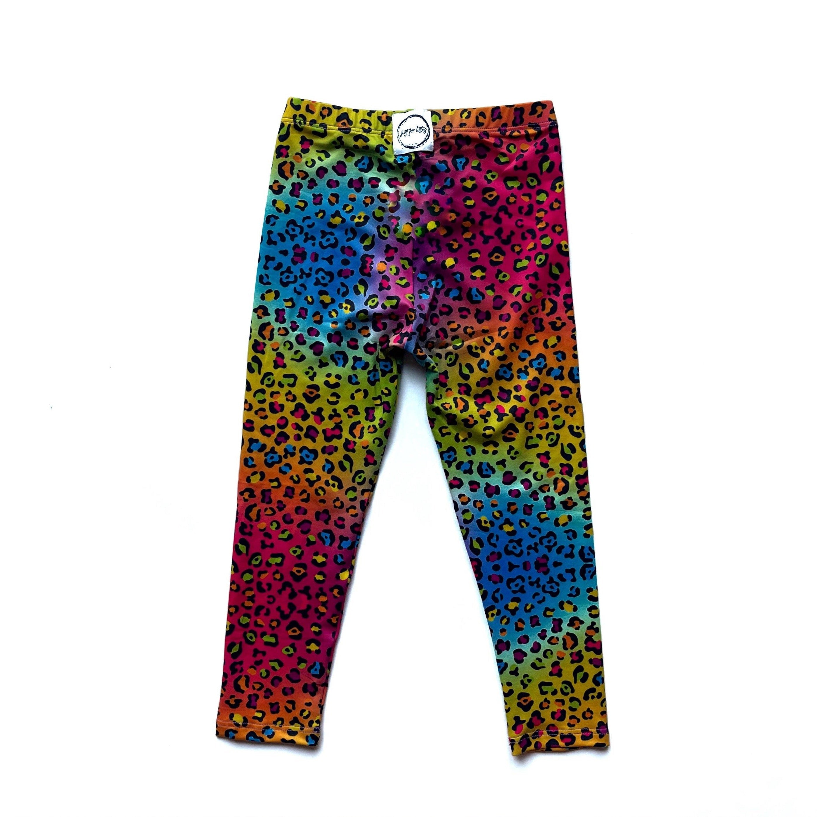 Rainbow Leopard Leggings