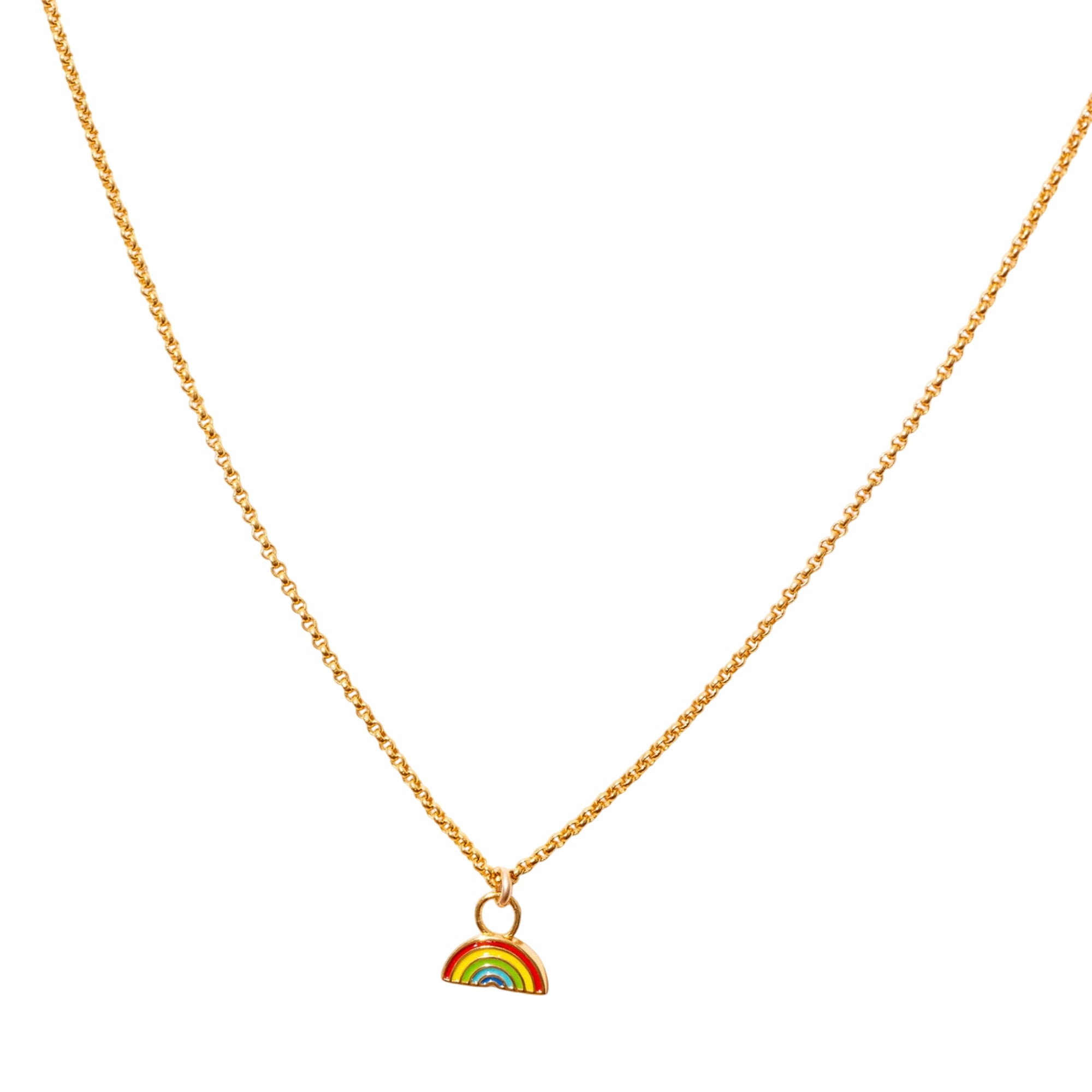 Rainbow Charm Necklace